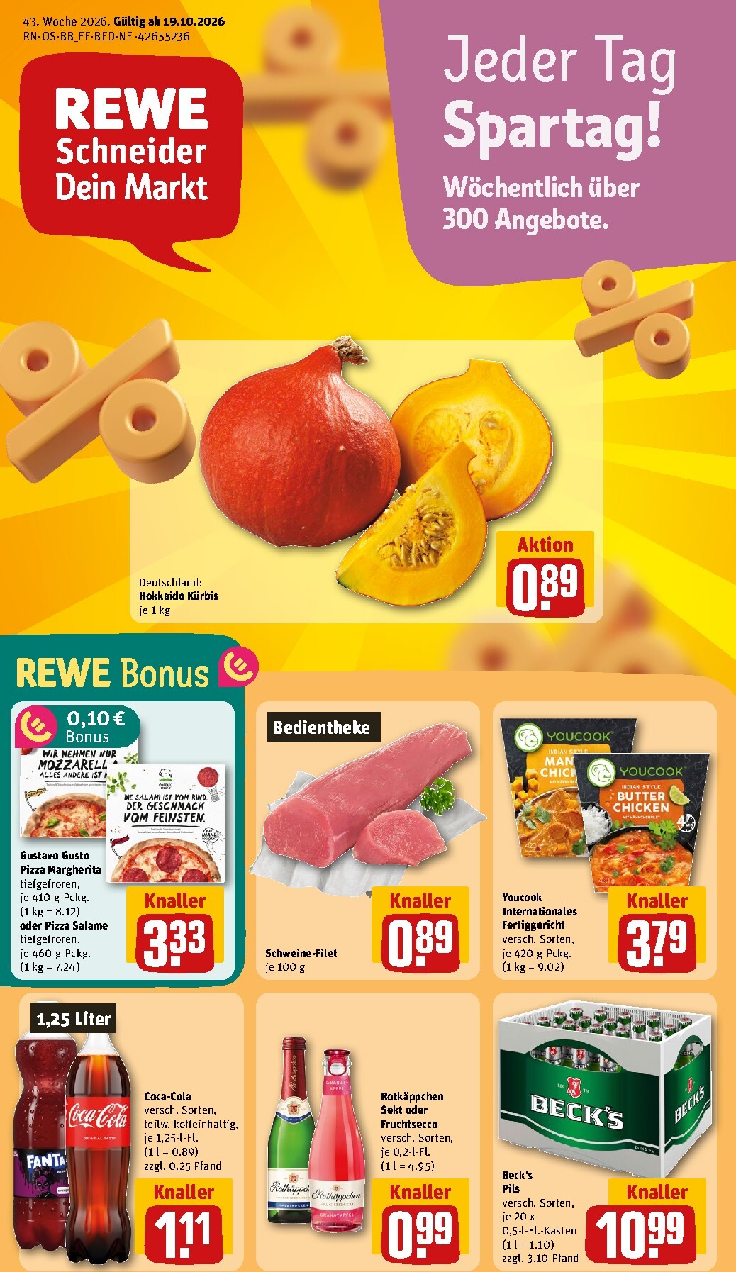 Rewe Prospekt nächste Woche – von Montag 19.10.2026 bis Sonntag 25.10.2026