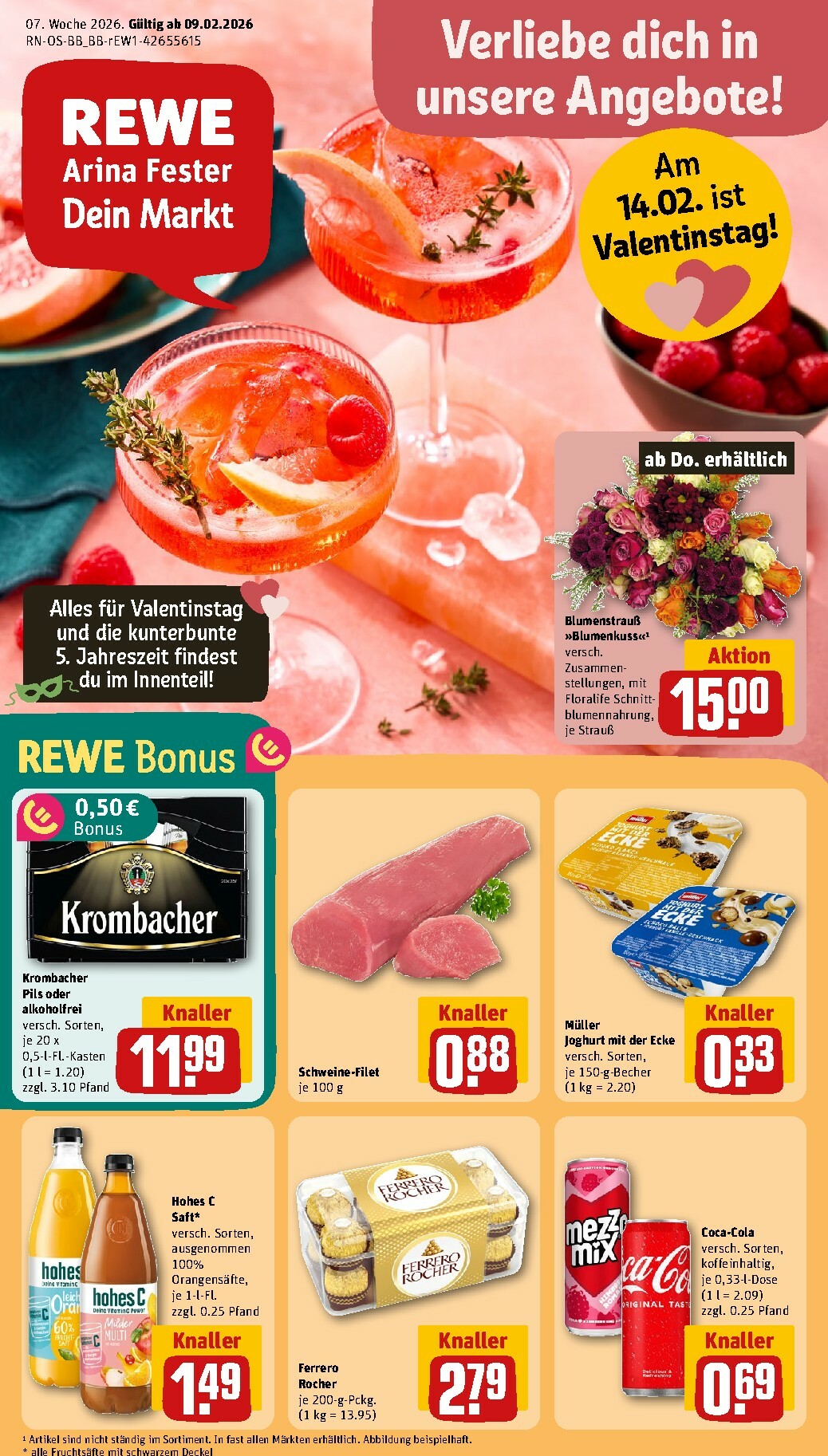 Rewe-Prospekt gültig vom 09.02.2026 bis 15.02.2026