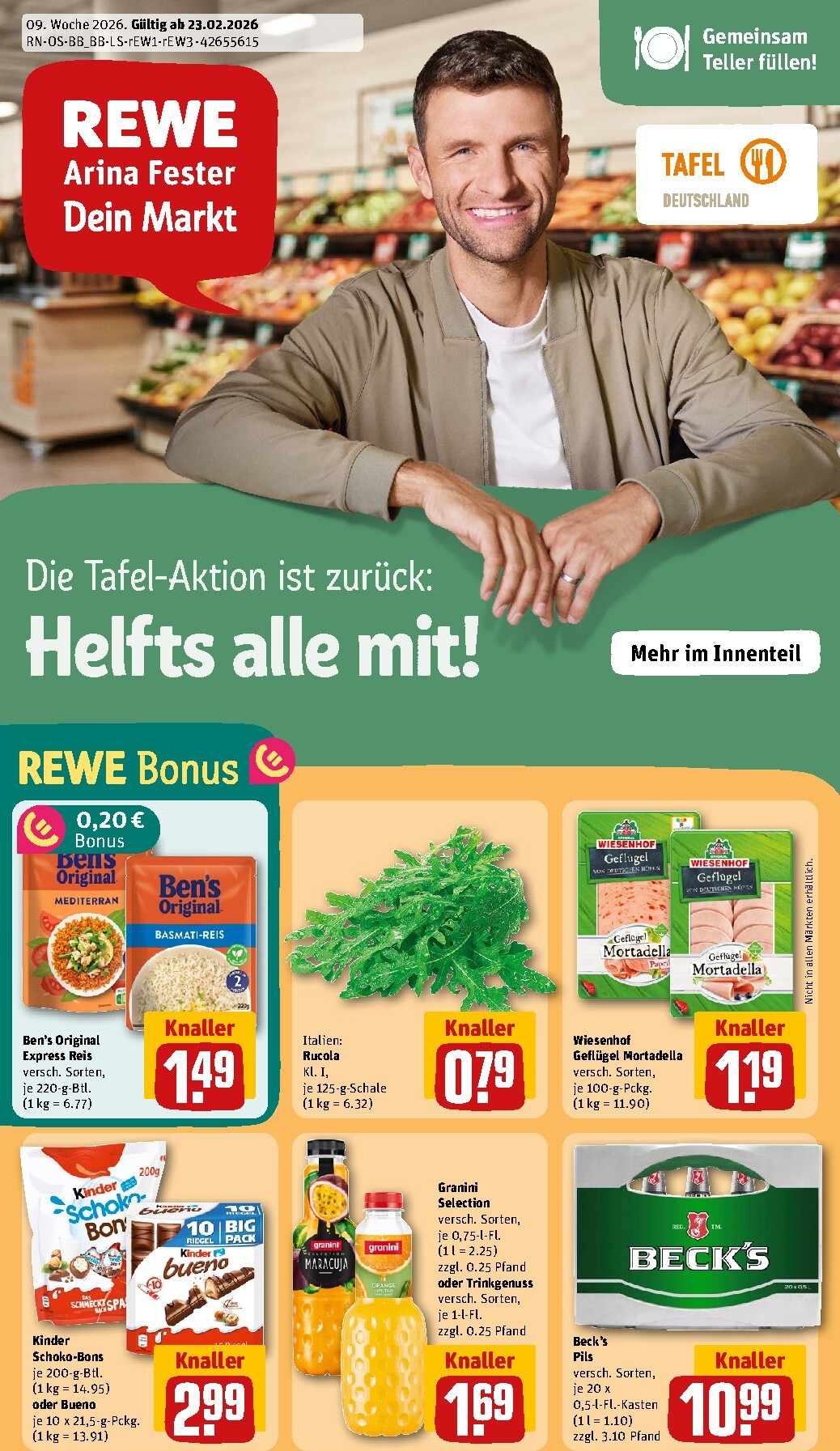 Rewe-Prospekt gültig vom 23.02.2026 bis 01.03.2026