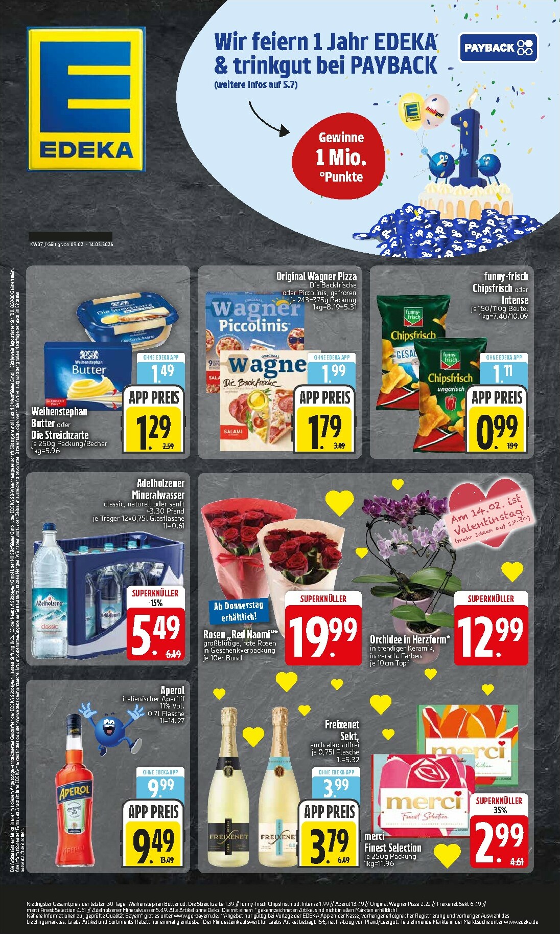 Edeka - Angebote-Prospekt gültig vom 09.02.2026 bis 14.02.2026