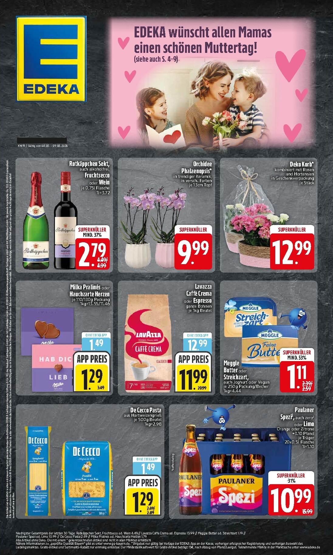Edeka - Wochenangebote Prospekt – von Montag 04.05.2026 bis Samstag 09.05.2026