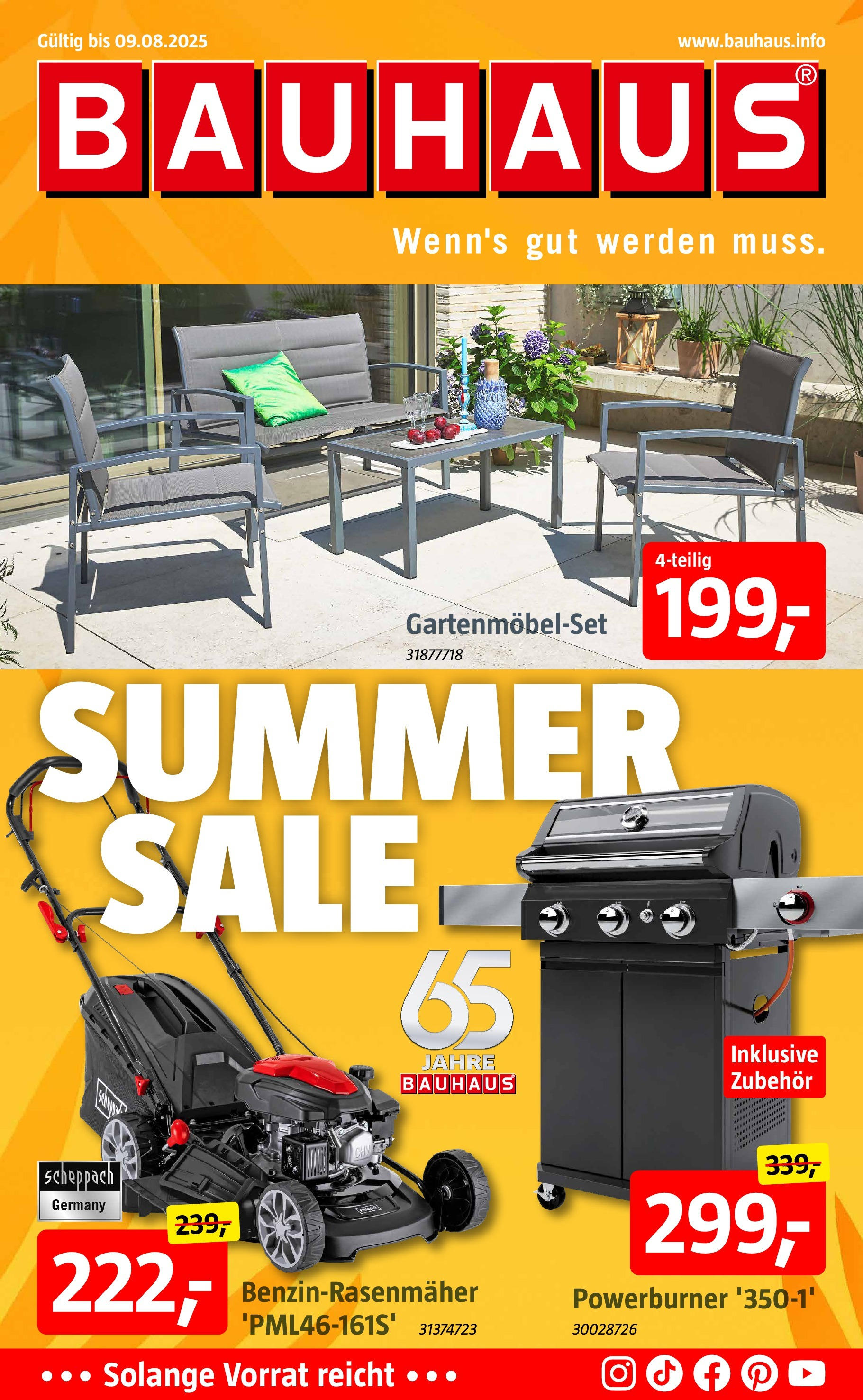 BAUHAUS-Prospekt gültig vom 18.07. bis 09.08.