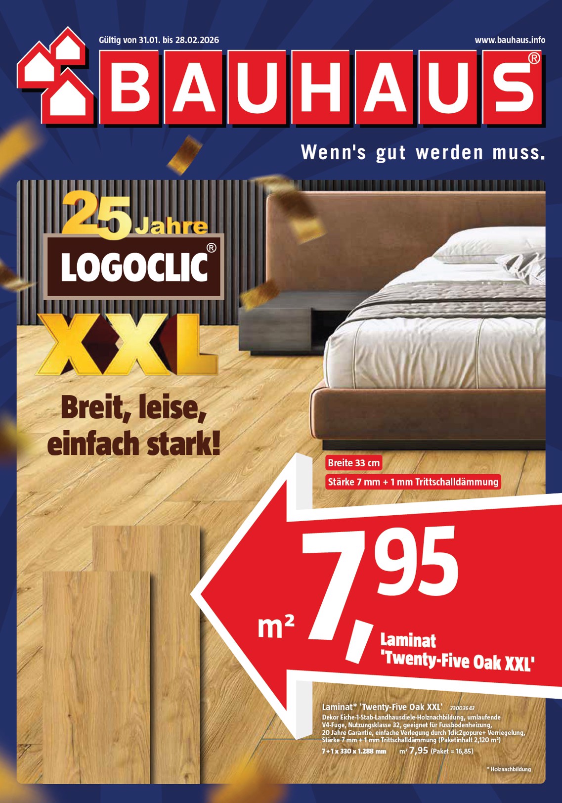 BAUHAUS-Prospekt gültig vom 01.02.2026 bis 28.02.2026