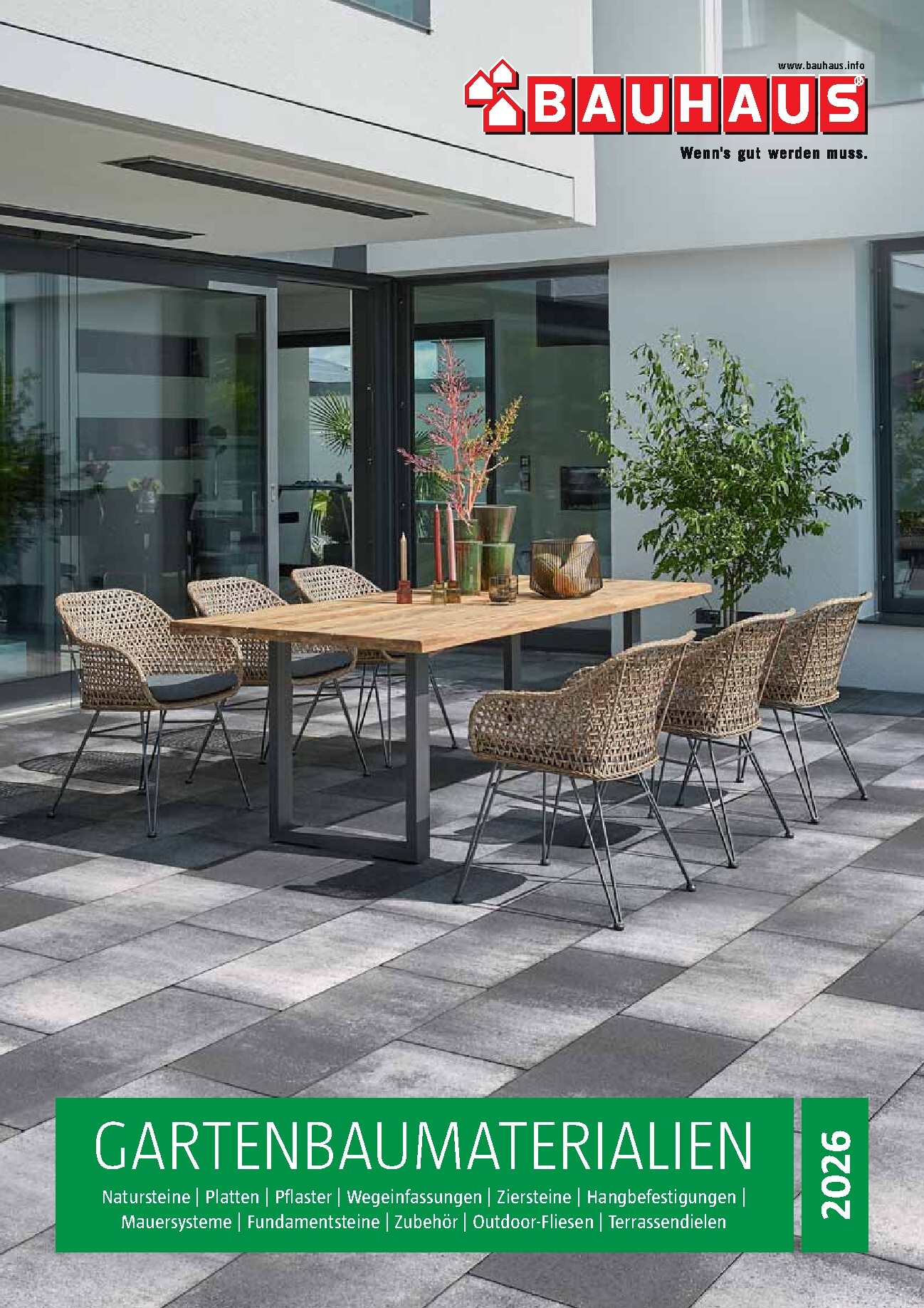 BAUHAUS - Gartenbaumaterialien Prospekt – von Montag 13.04.2026 bis Dienstag 30.06.2026