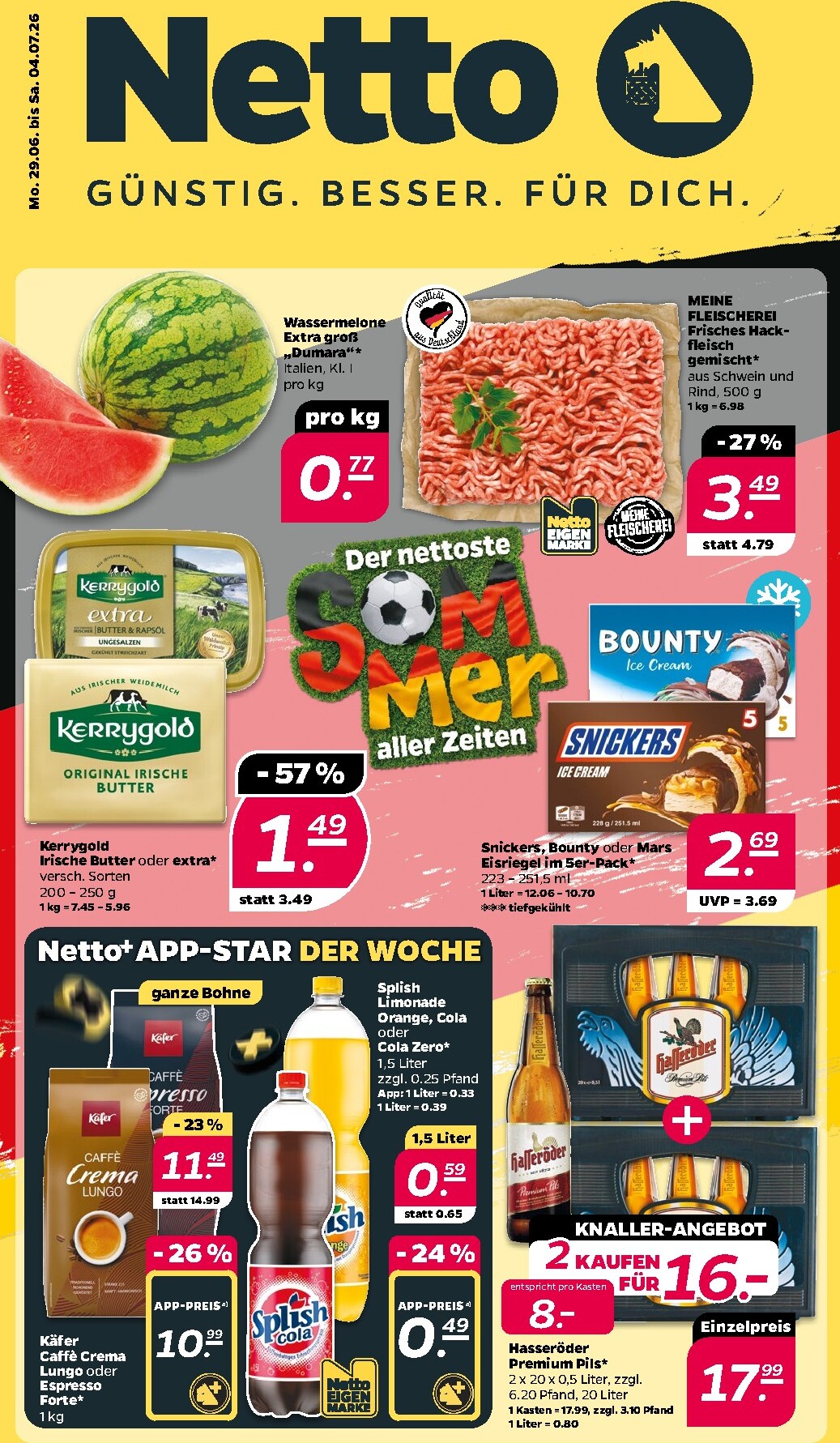 Netto Prospekt nächste Woche – von Montag 29.06.2026 bis Samstag 04.07.2026