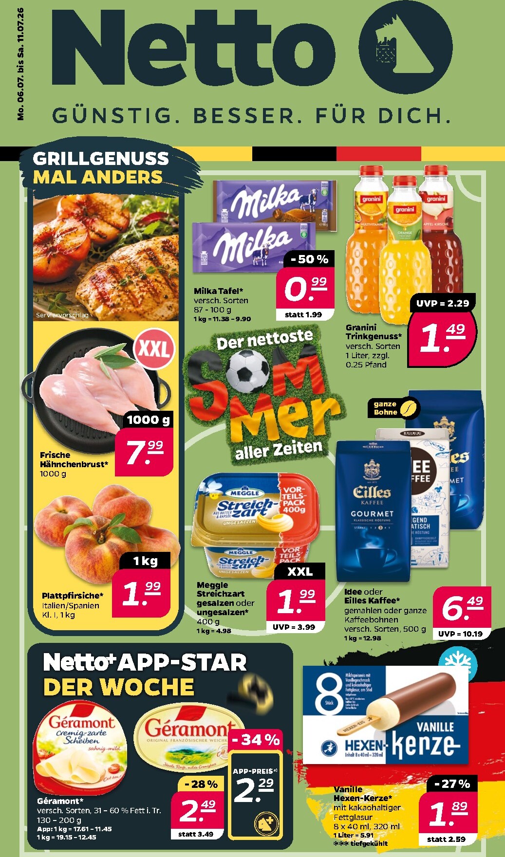 Netto Prospekt nächste Woche – von Montag 06.07.2026 bis Samstag 11.07.2026