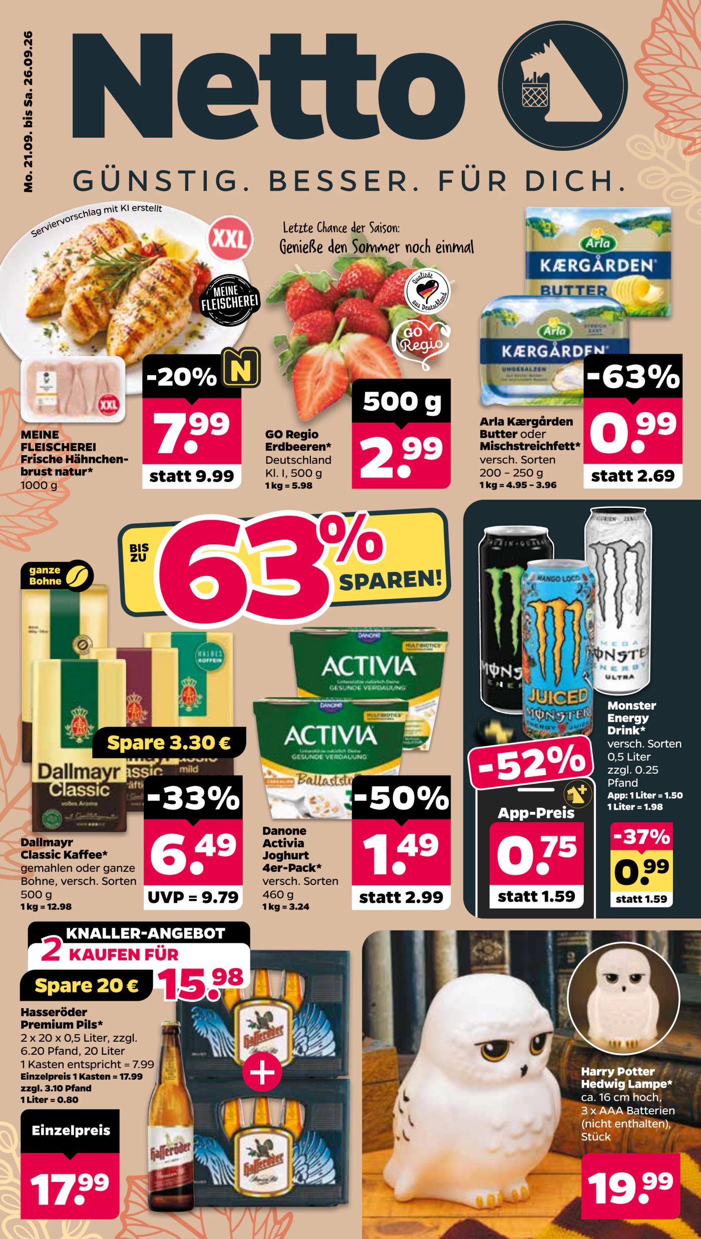 Netto Prospekt nächste Woche – von Montag 21.09.2026 bis Samstag 26.09.2026