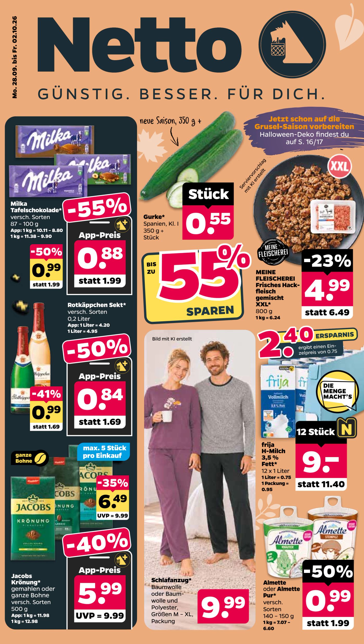 Netto Prospekt nächste Woche – von Montag 28.09.2026 bis Freitag 02.10.2026