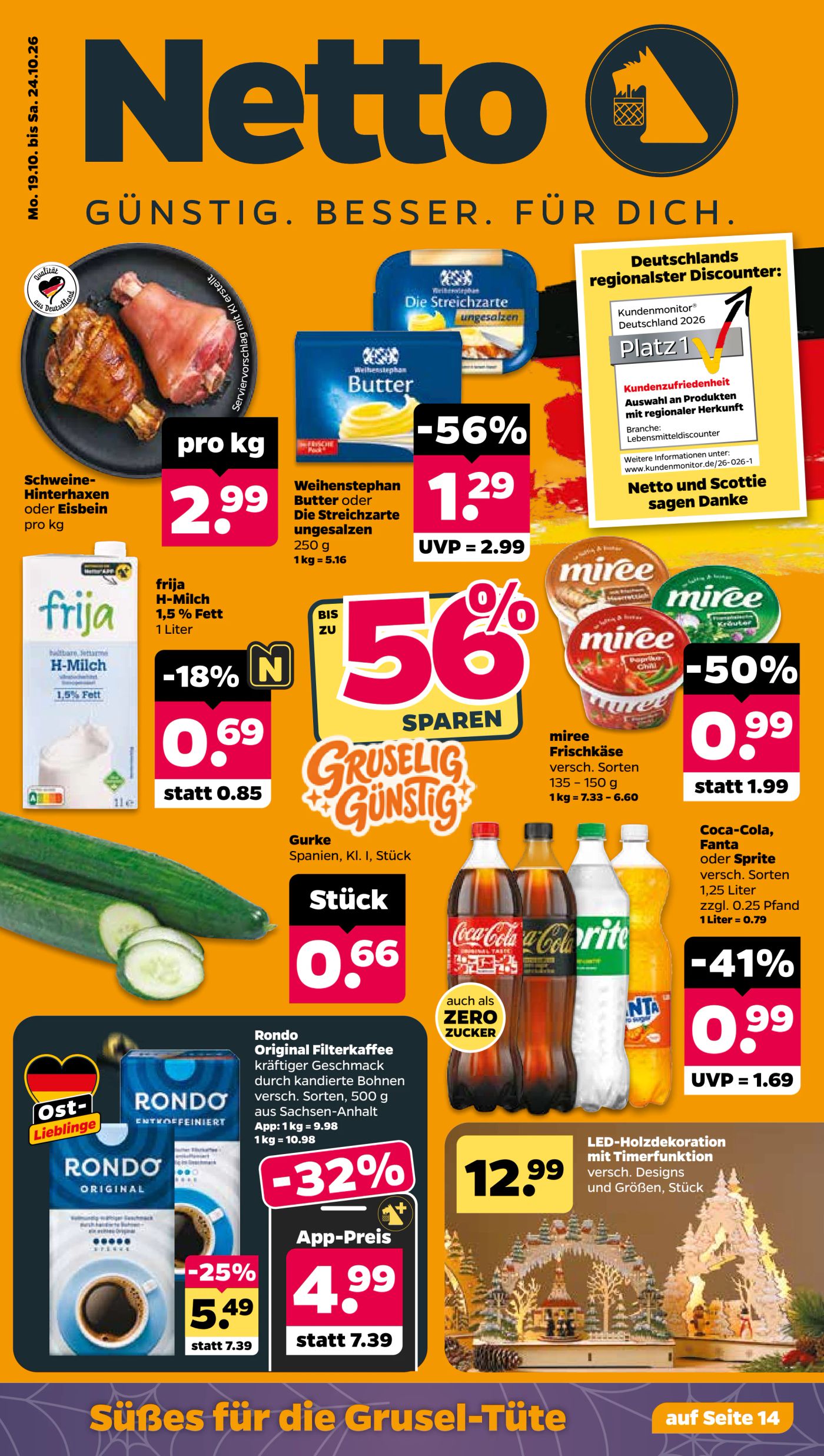 Netto Prospekt nächste Woche – von Montag 19.10.2026 bis Samstag 24.10.2026