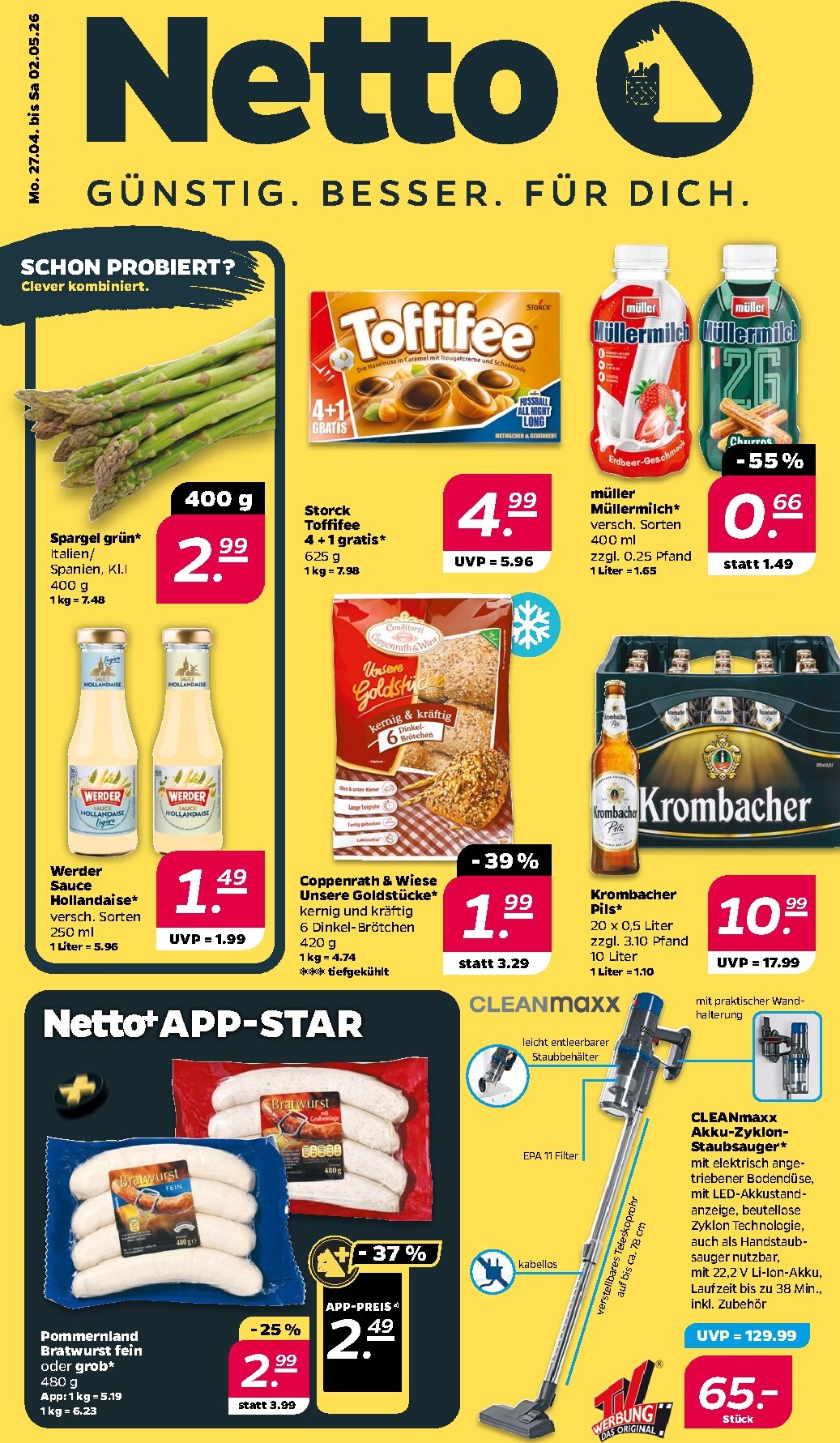 Netto Prospekt nächste Woche – von Montag 27.04.2026 bis Samstag 02.05.2026