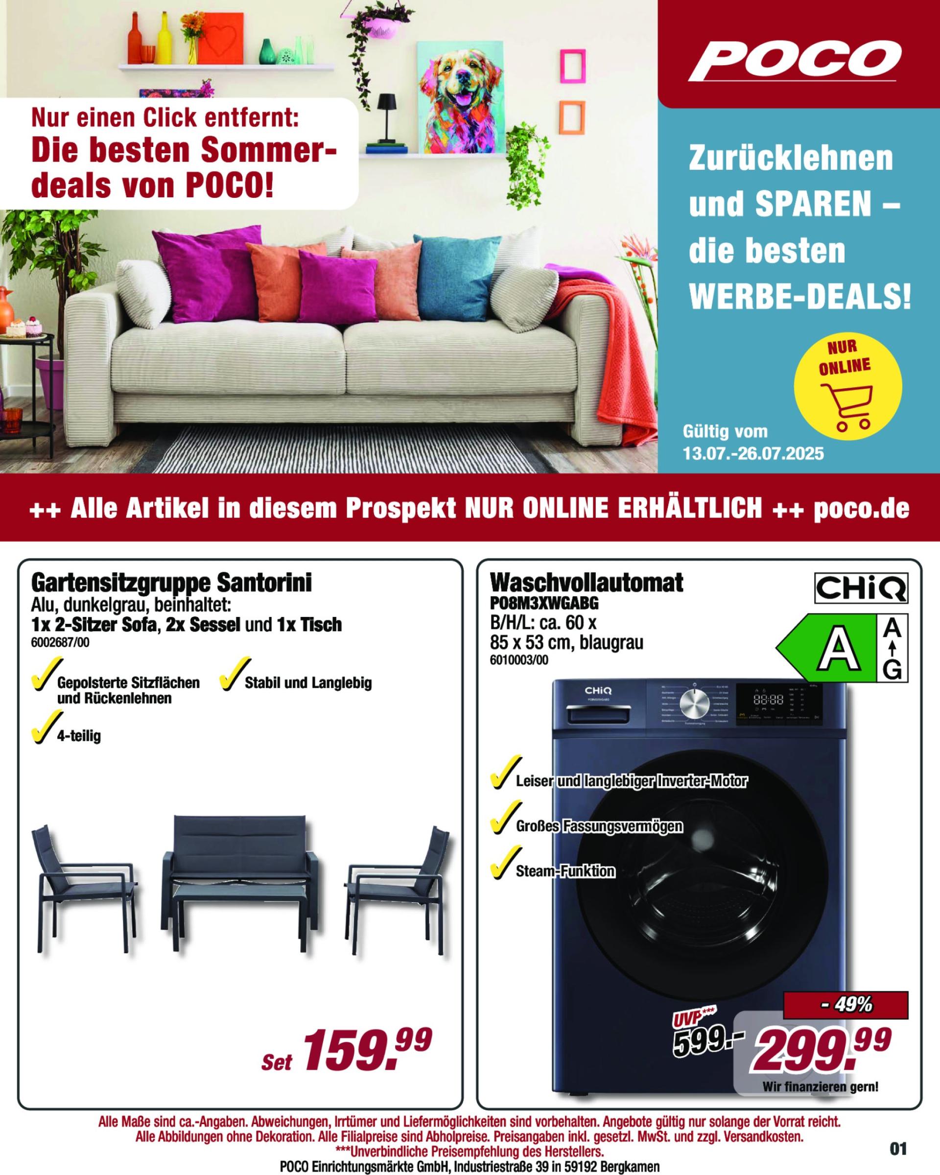 Poco - Online Angebote-Prospekt gültig vom 13.07. bis 26.07.