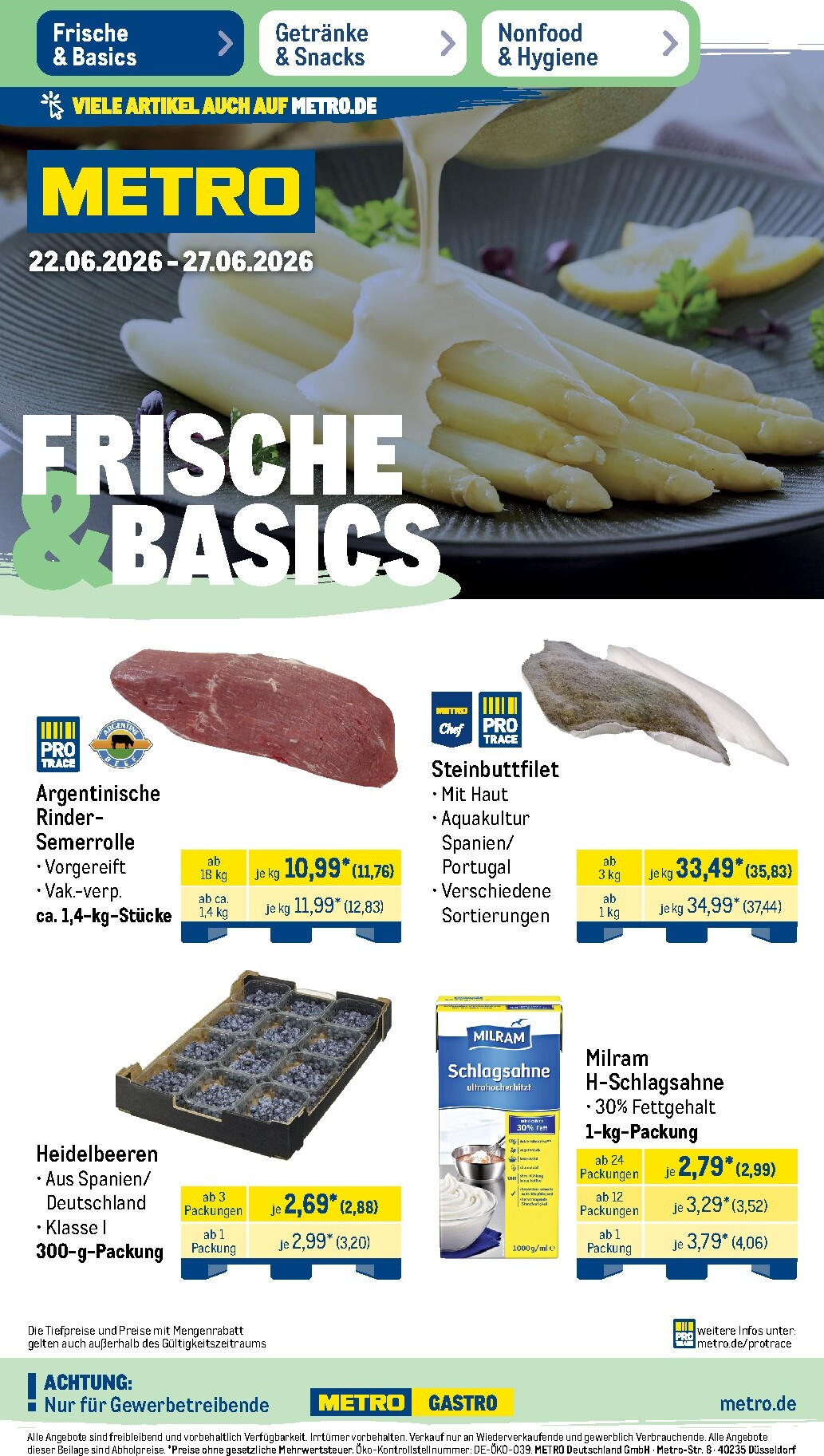 Metro Prospekt – von Montag 22.06.2026 bis Samstag 27.06.2026