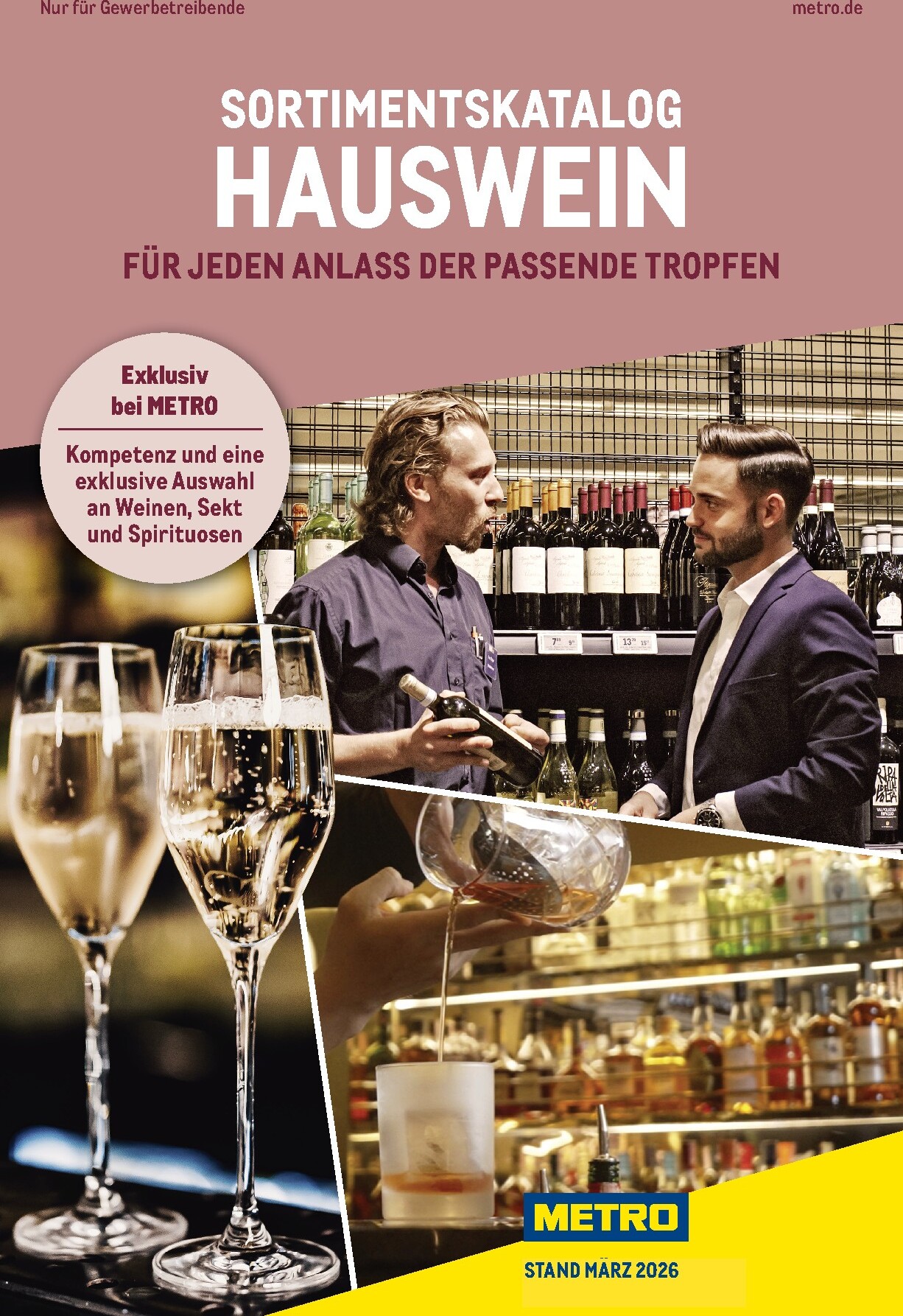 Metro - Hauswein-Katalog Sortiment Prospekt – von Sonntag 21.06.2026 bis Donnerstag 31.12.2026