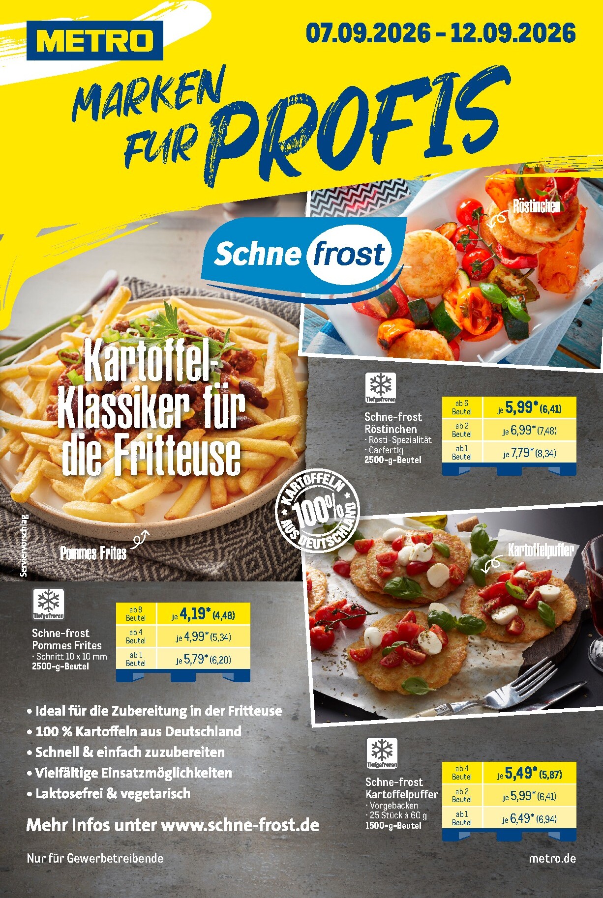Metro - Marken für Profis Prospekt nächste Woche – von Montag 07.09.2026 bis Samstag 12.09.2026