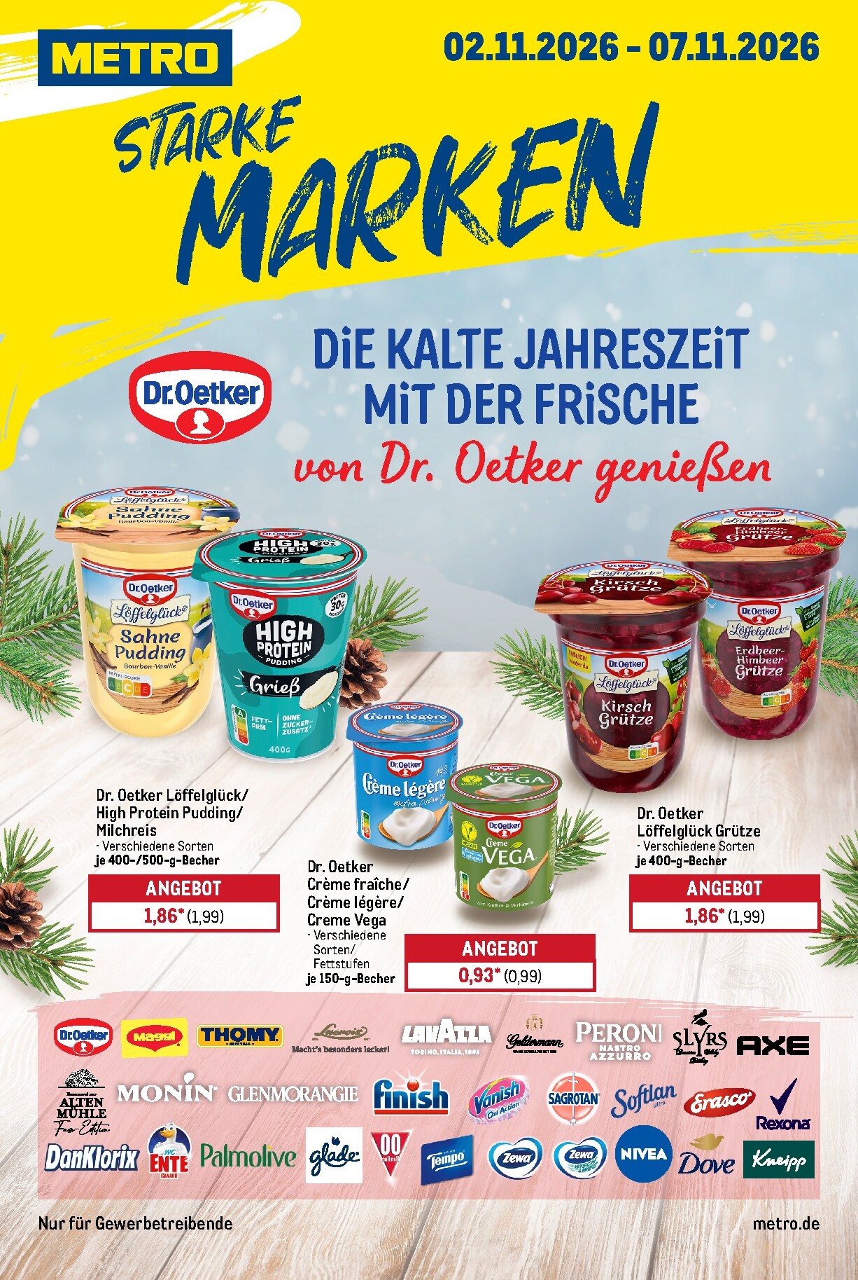 Metro - Starke Marken Prospekt nächste Woche – von Montag 02.11.2026 bis Samstag 07.11.2026