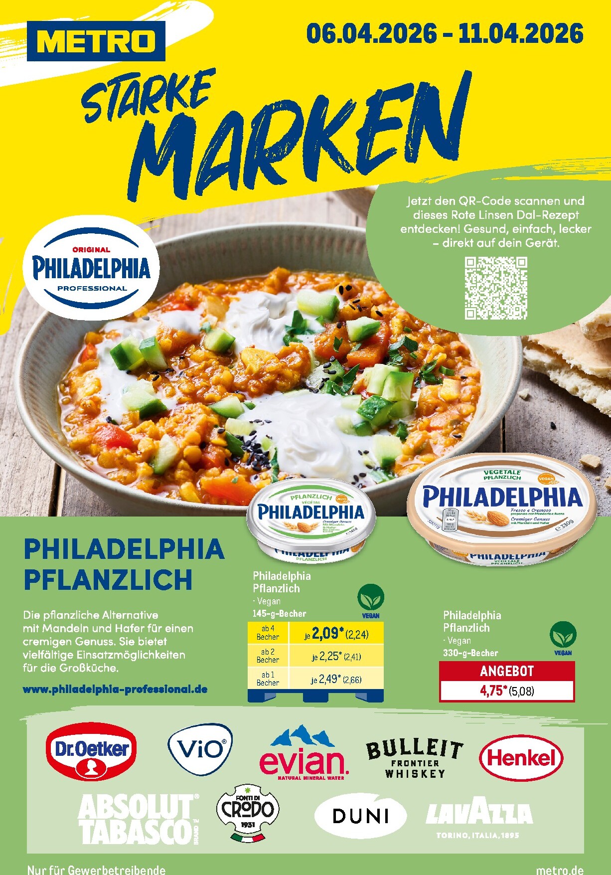 Metro - Starke Marken-Prospekt gültig vom 06.04.2026 bis 11.04.2026