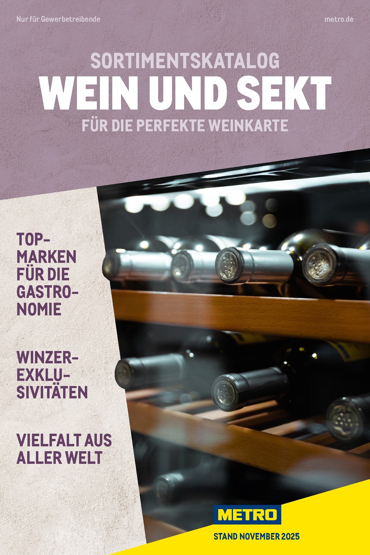 Metro - Wein und Sekt Sortiment Prospekt – von Sonntag 19.04.2026 bis Mittwoch 30.09.2026