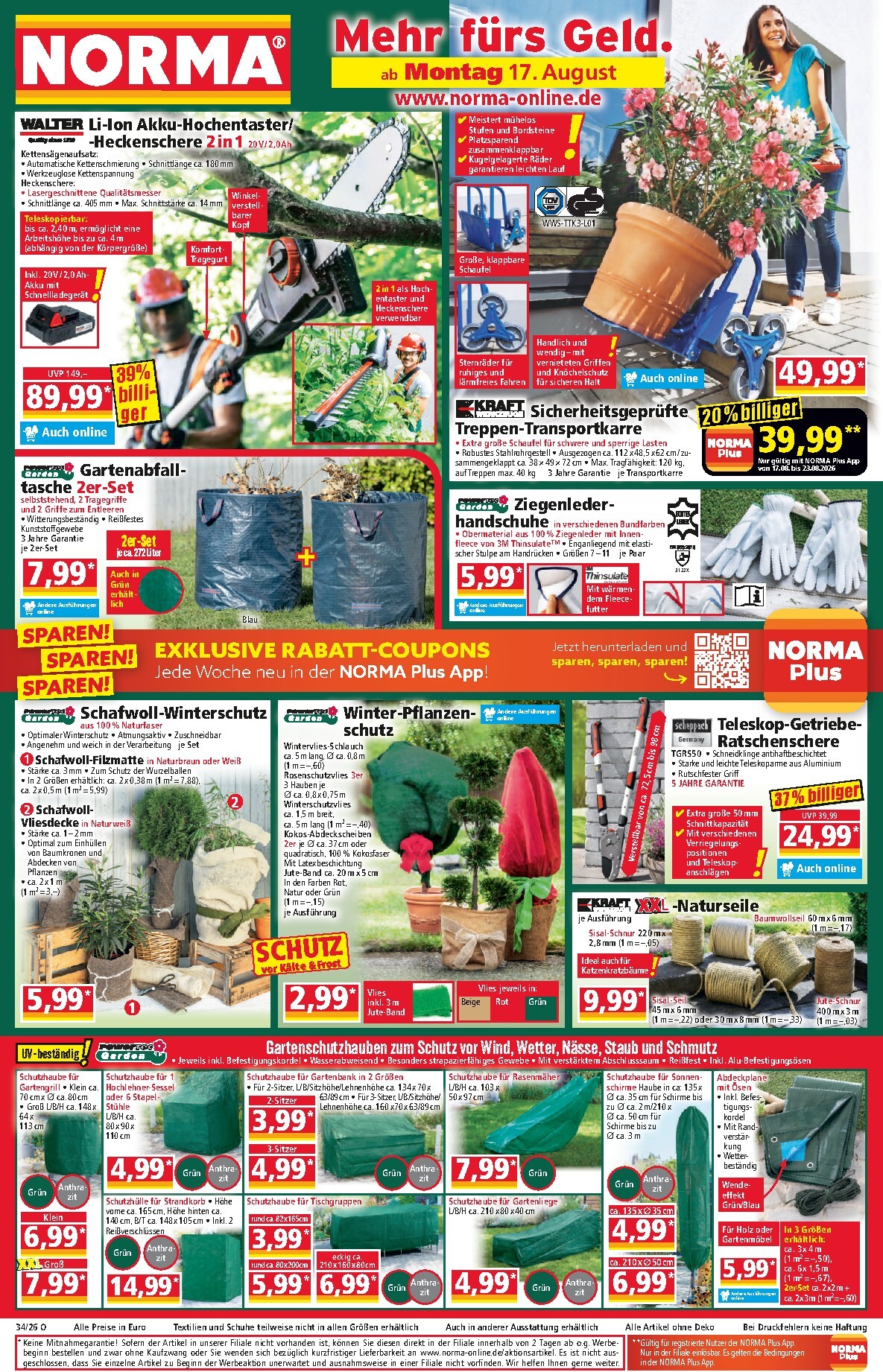 Norma Prospekt nächste Woche – von Montag 17.08.2026 bis Samstag 22.08.2026