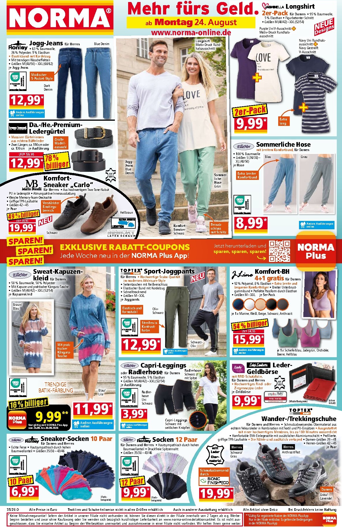 Norma Prospekt nächste Woche – von Montag 24.08.2026 bis Samstag 29.08.2026
