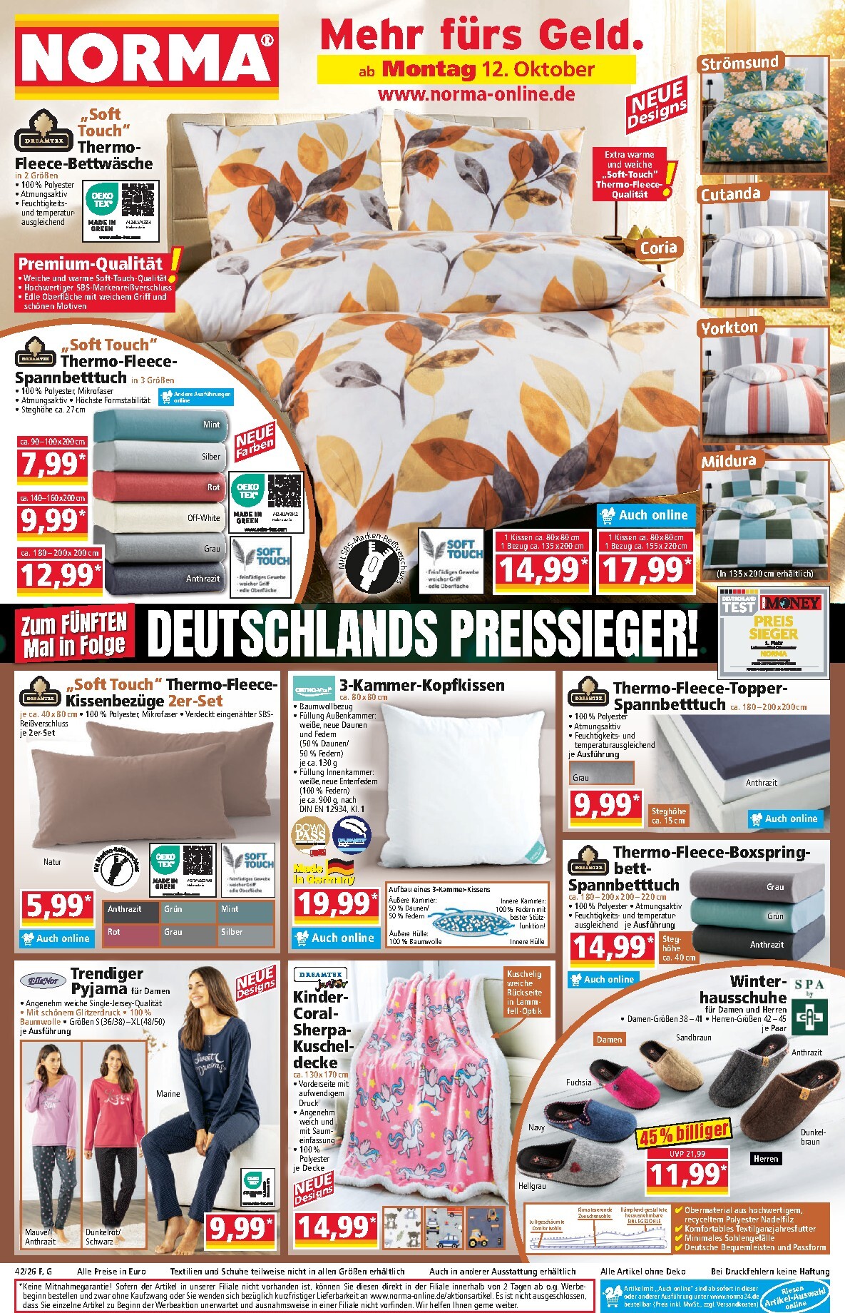 Norma Prospekt – von Montag 12.10.2026 bis Samstag 17.10.2026