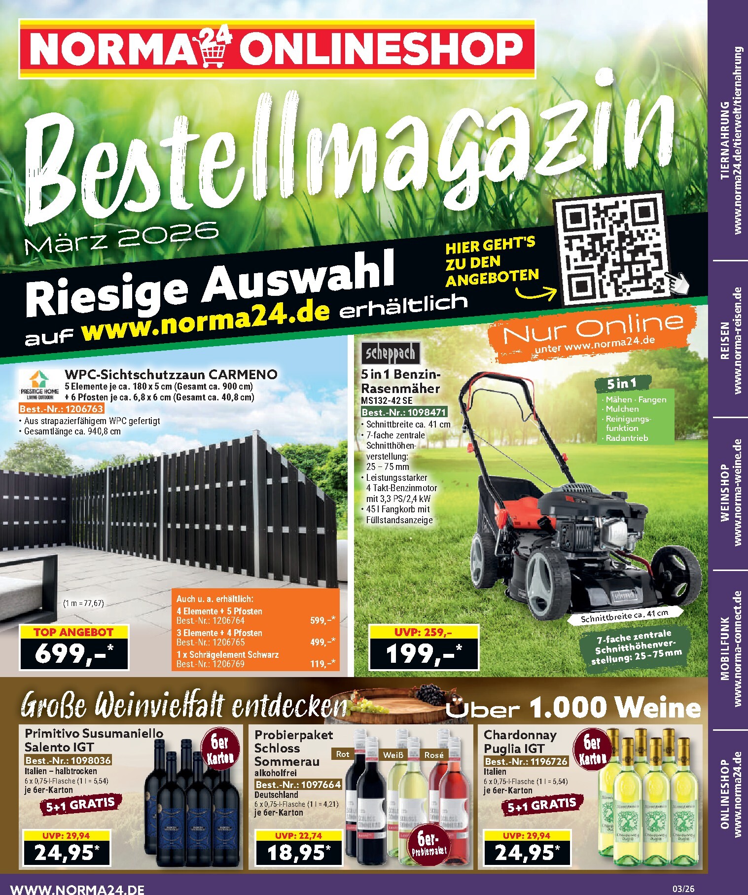 Norma - Bestellmagazin-Prospekt gültig vom 01.03.2026 bis 31.03.2026