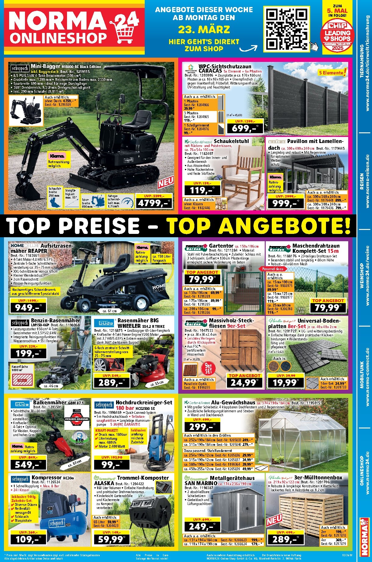 Norma - Onlineshop-Prospekt gültig vom 23.03.2026 bis 28.03.2026