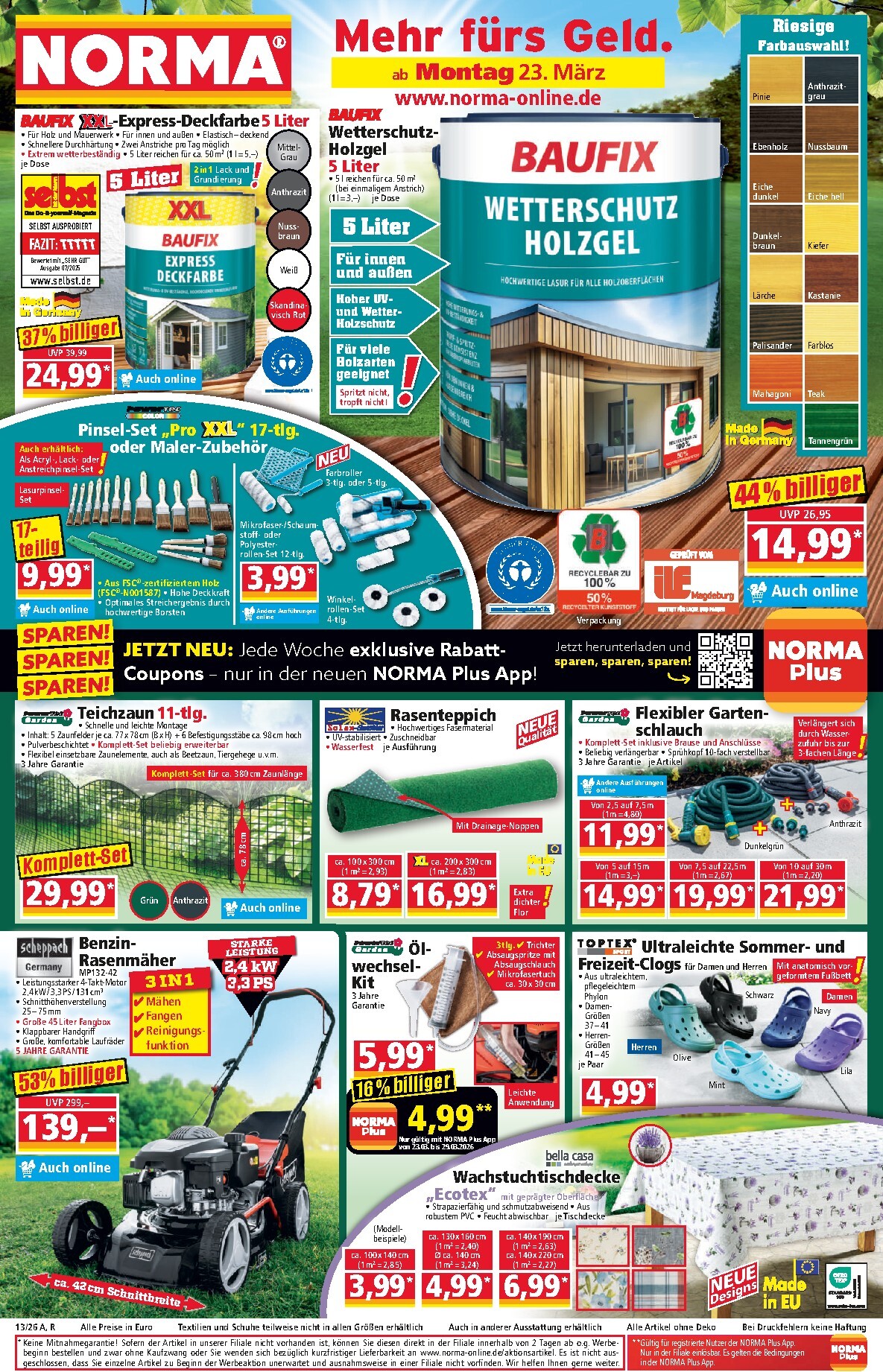 Norma-Prospekt gültig vom 23.03.2026 bis 28.03.2026
