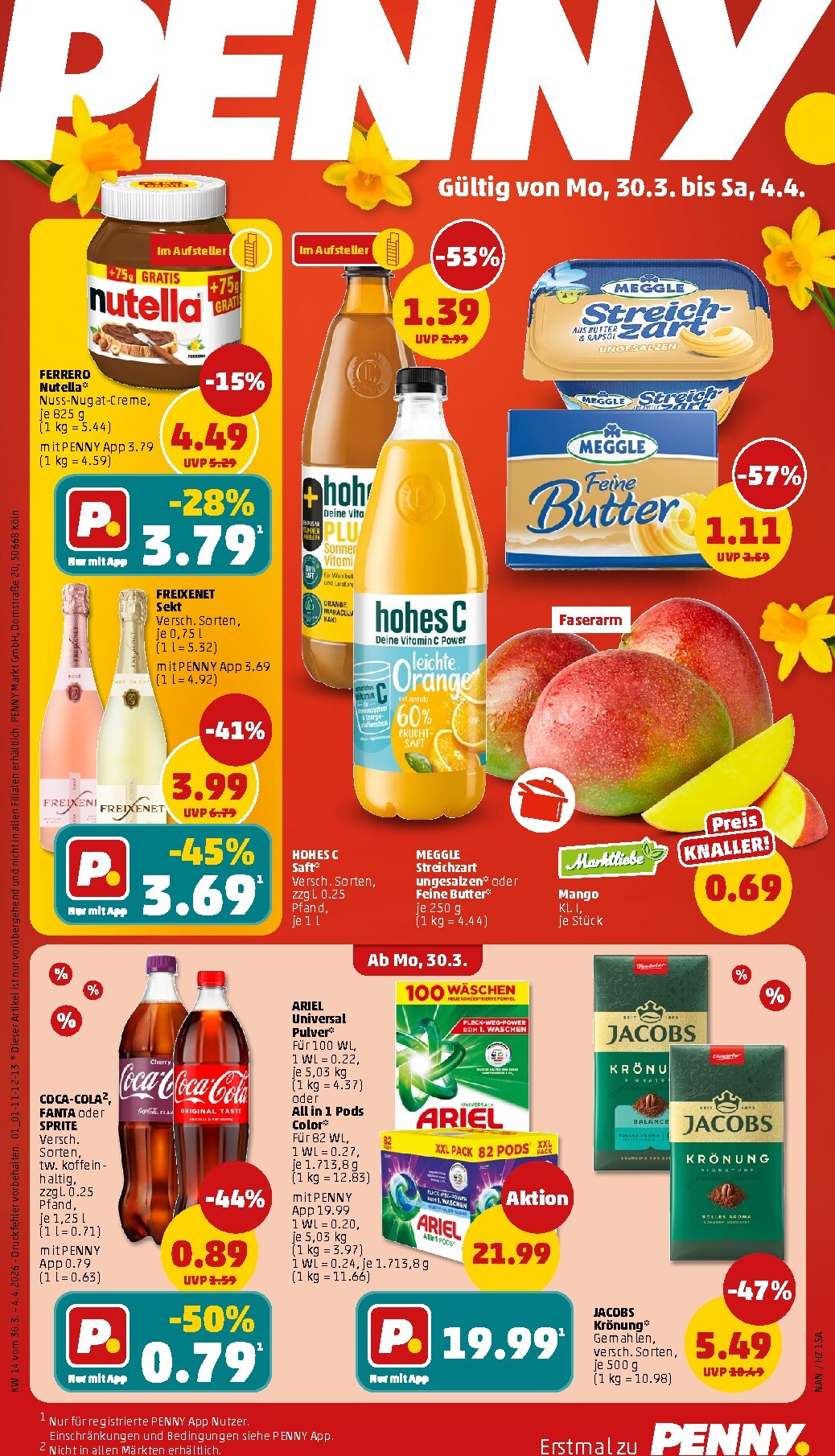 PENNY-Prospekt gültig vom 30.03.2026 bis 04.04.2026