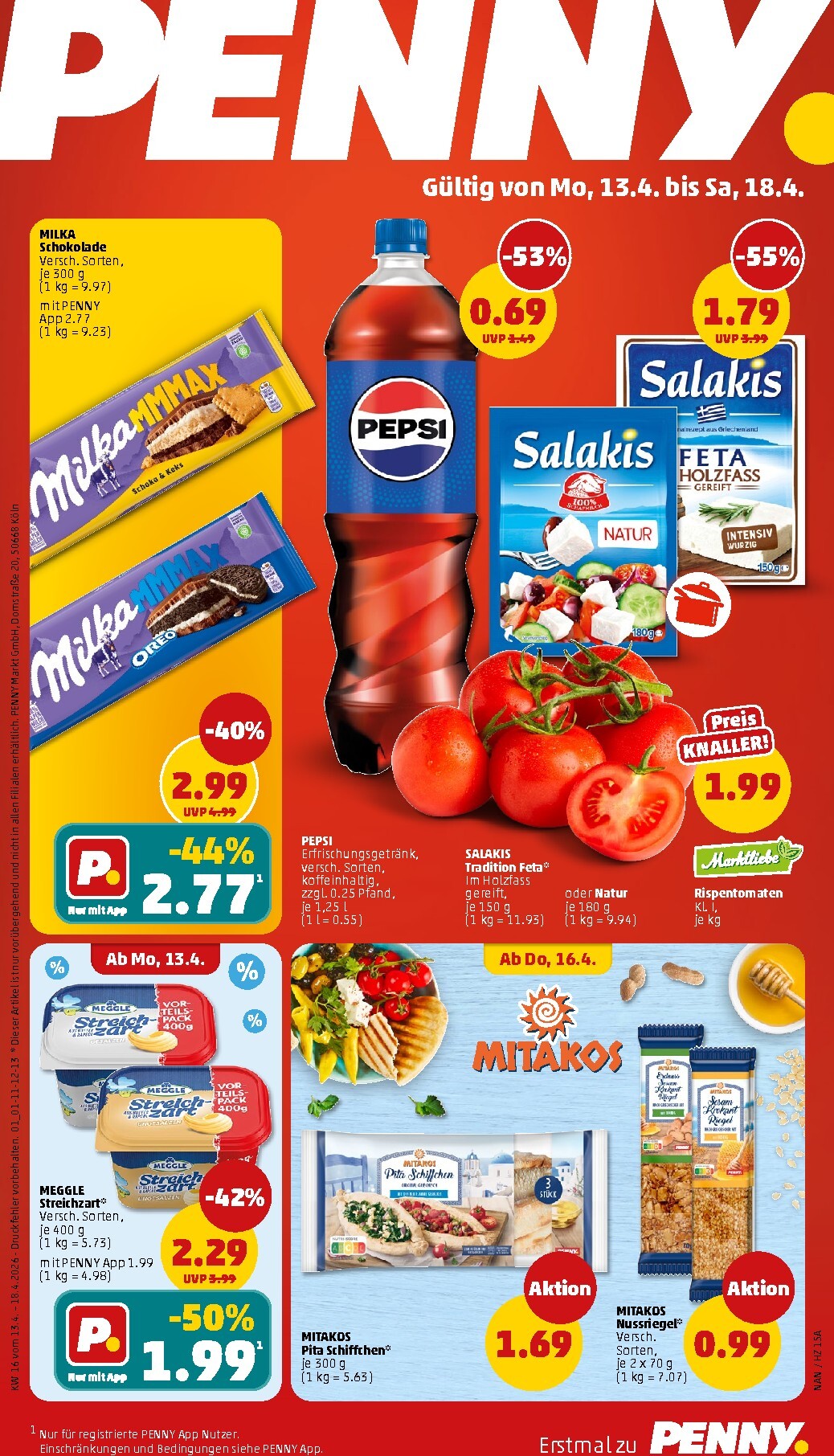 PENNY Prospekt – von Montag 13.04.2026 bis Samstag 18.04.2026