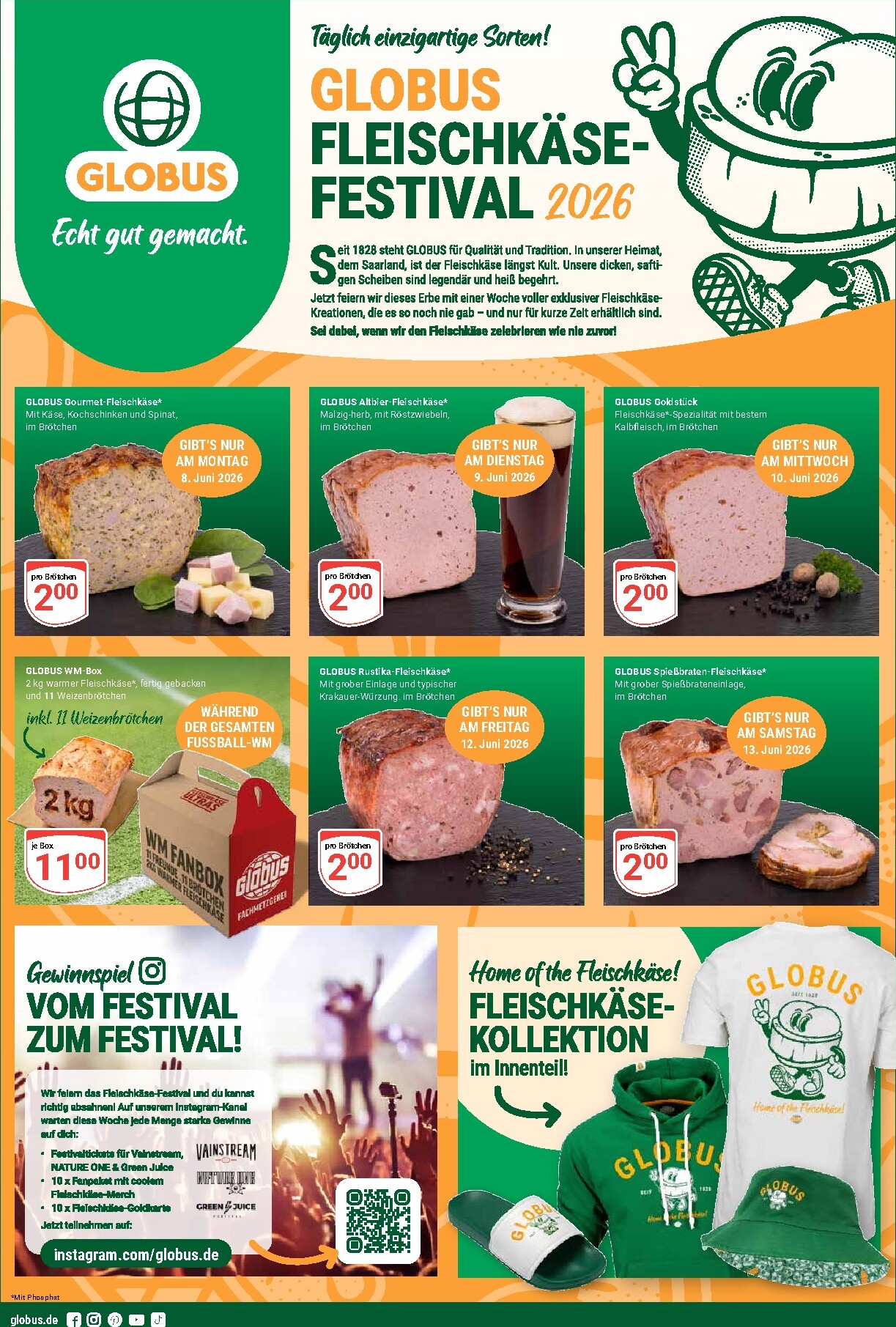 Globus - Dutenhofen Prospekt nächste Woche – von Montag 08.06.2026 bis Samstag 13.06.2026