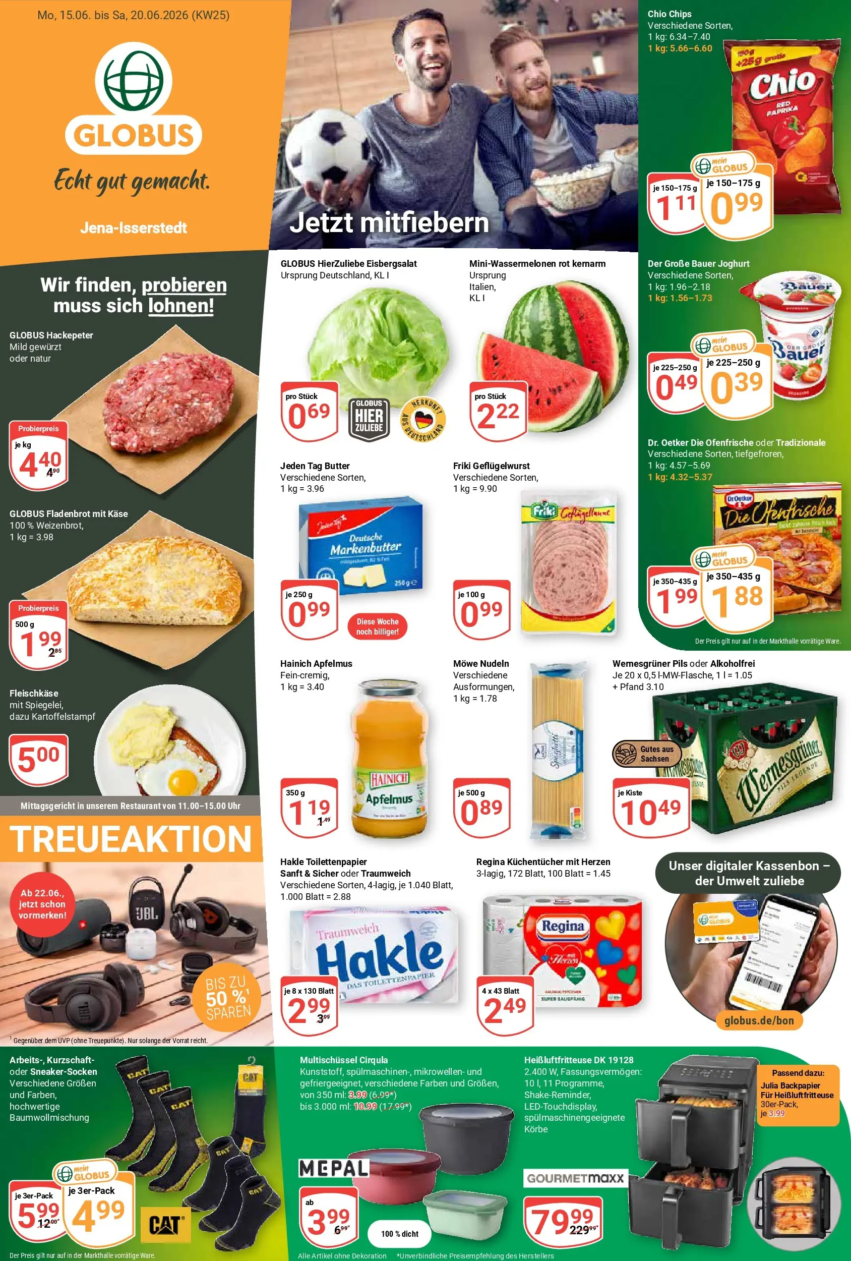 Globus Prospekt nächste Woche – von Montag 15.06.2026 bis Samstag 20.06.2026