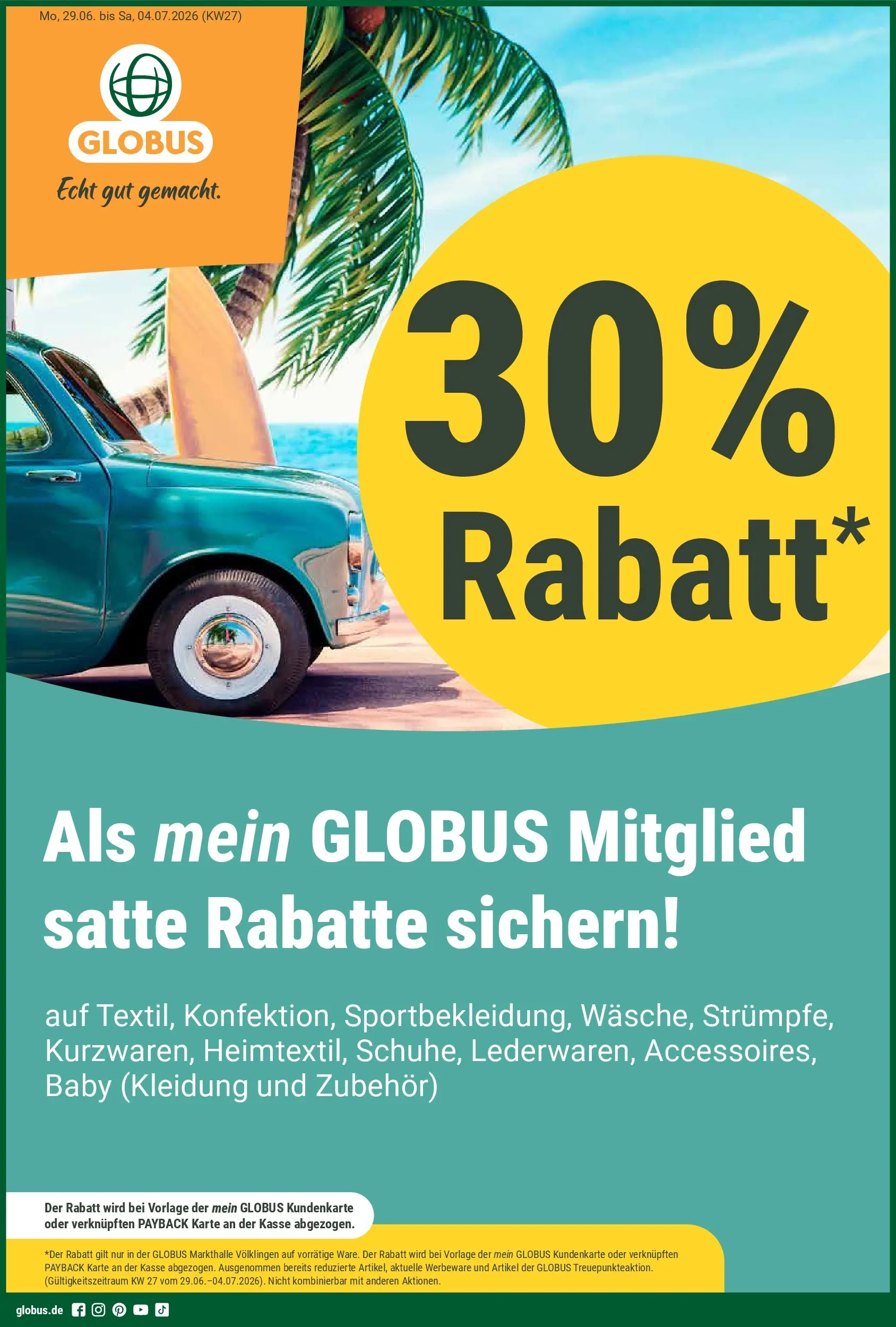 Globus Prospekt – von Montag 29.06.2026 bis Samstag 04.07.2026