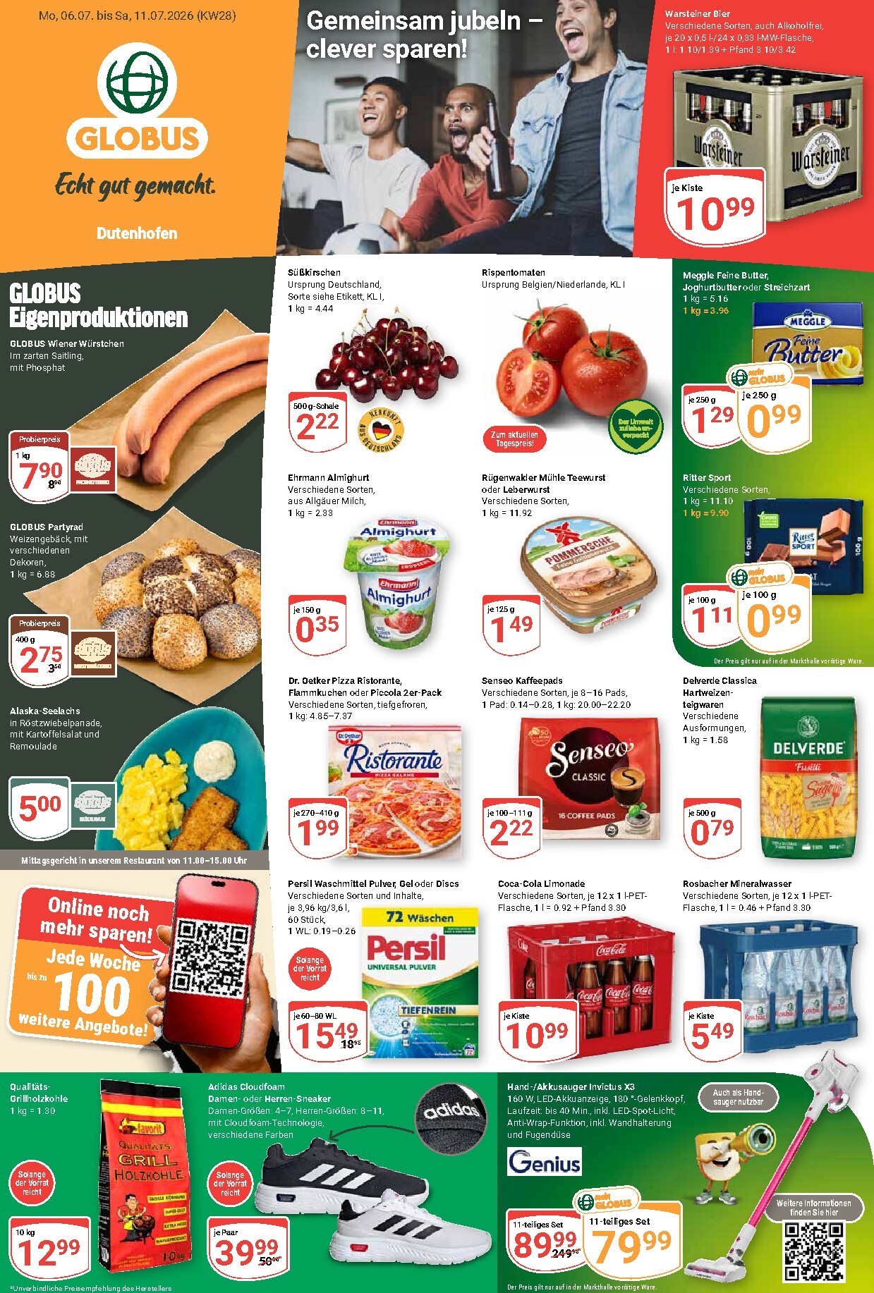 Globus - Dutenhofen Prospekt nächste Woche – von Montag 06.07.2026 bis Samstag 11.07.2026