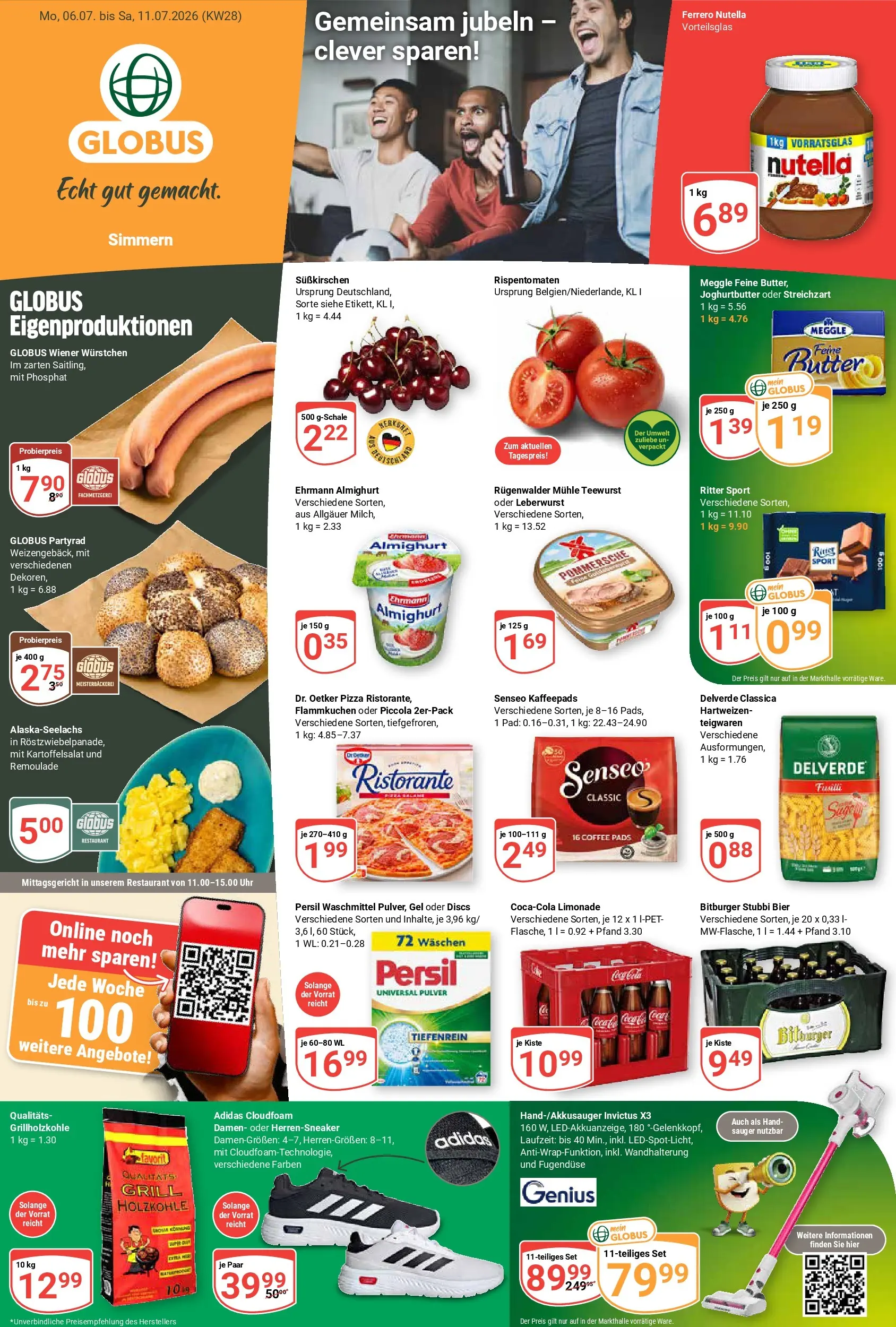 Globus - Sämmern Prospekt nächste Woche – von Montag 06.07.2026 bis Samstag 11.07.2026