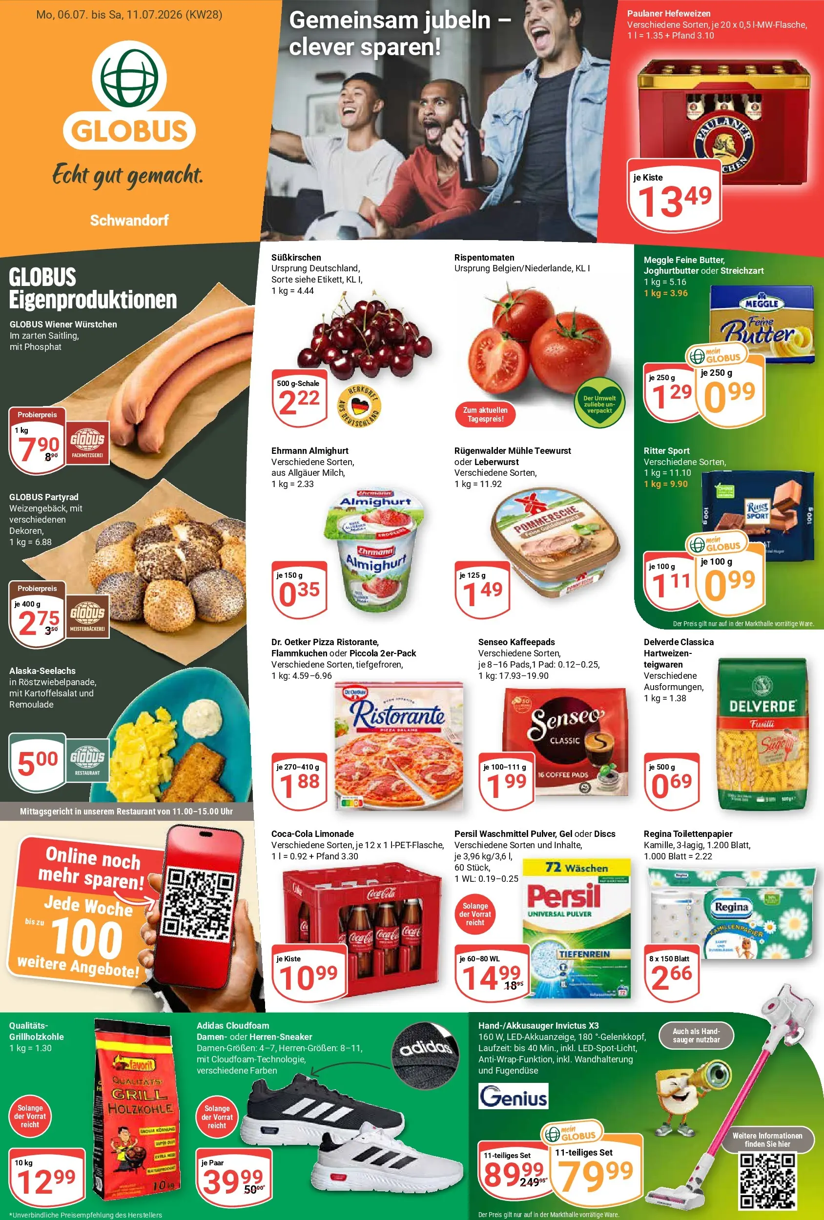 Globus Prospekt nächste Woche – von Montag 06.07.2026 bis Samstag 11.07.2026