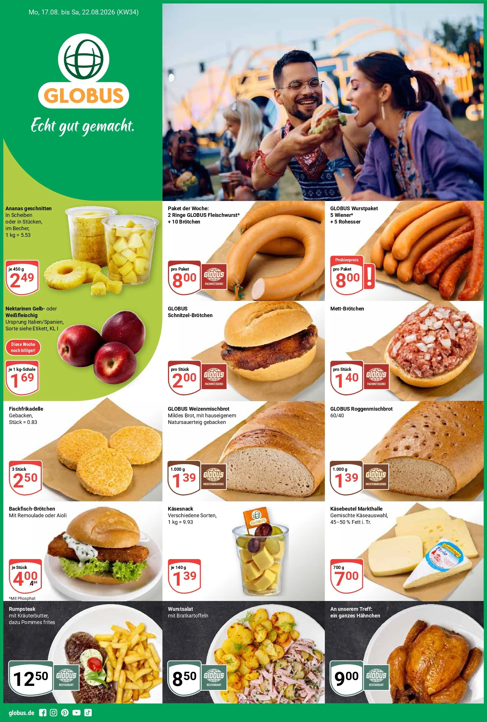 Globus Prospekt nächste Woche – von Montag 17.08.2026 bis Samstag 22.08.2026