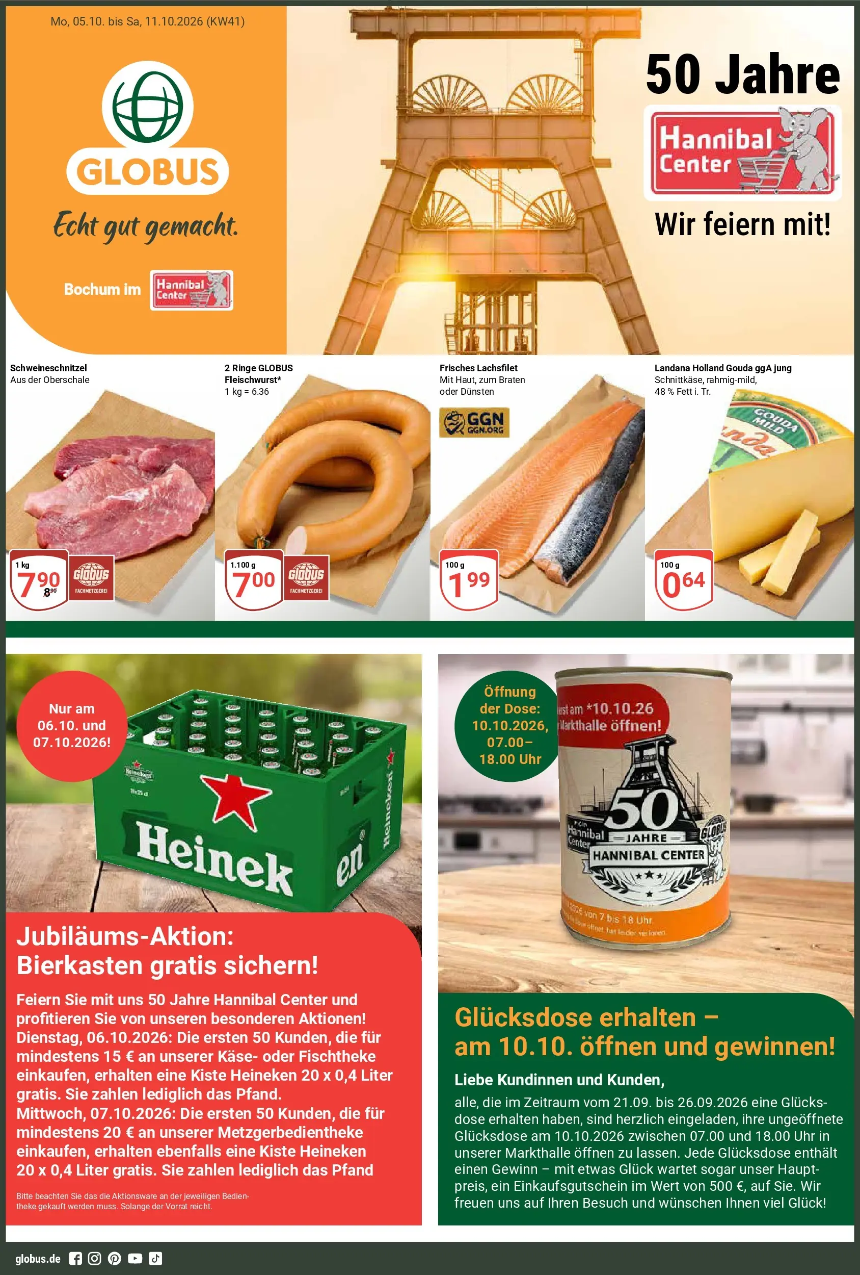 Globus - Bochum Prospekt nächste Woche – von Montag 05.10.2026 bis Sonntag 11.10.2026