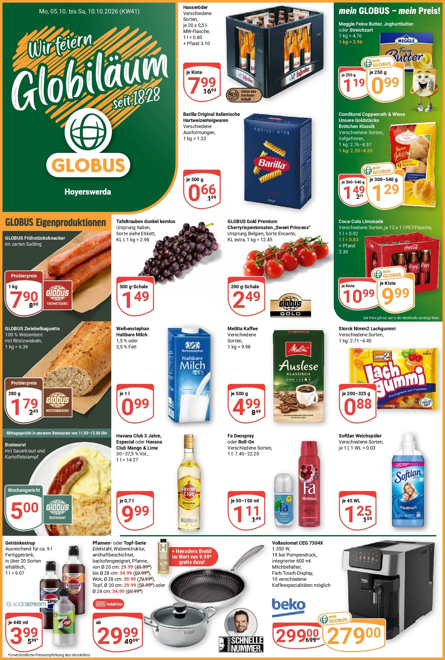 Globus - Hoyerswerda Prospekt – von Montag 05.10.2026 bis Samstag 10.10.2026
