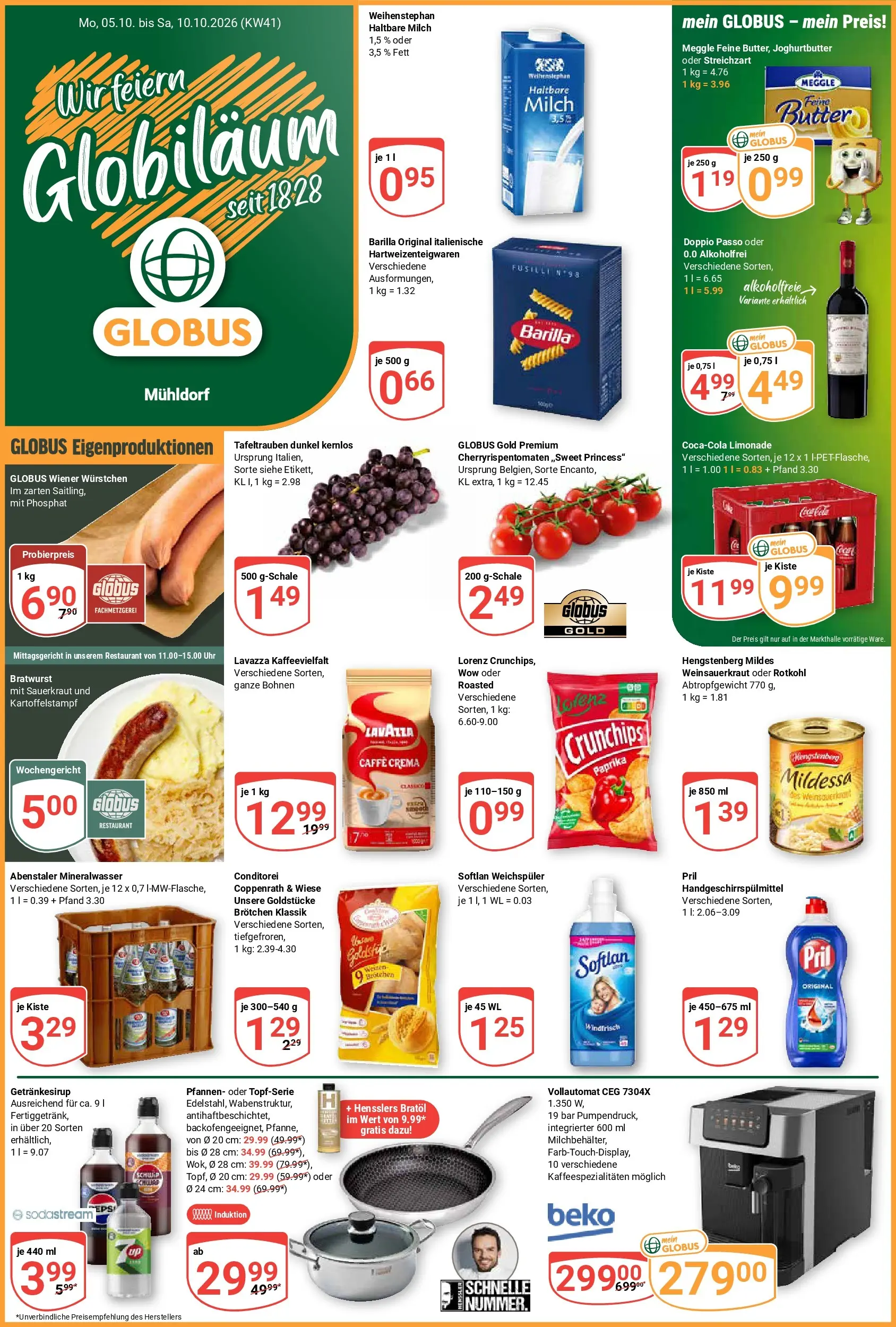 Globus - Mühldorf Prospekt – von Montag 05.10.2026 bis Samstag 10.10.2026