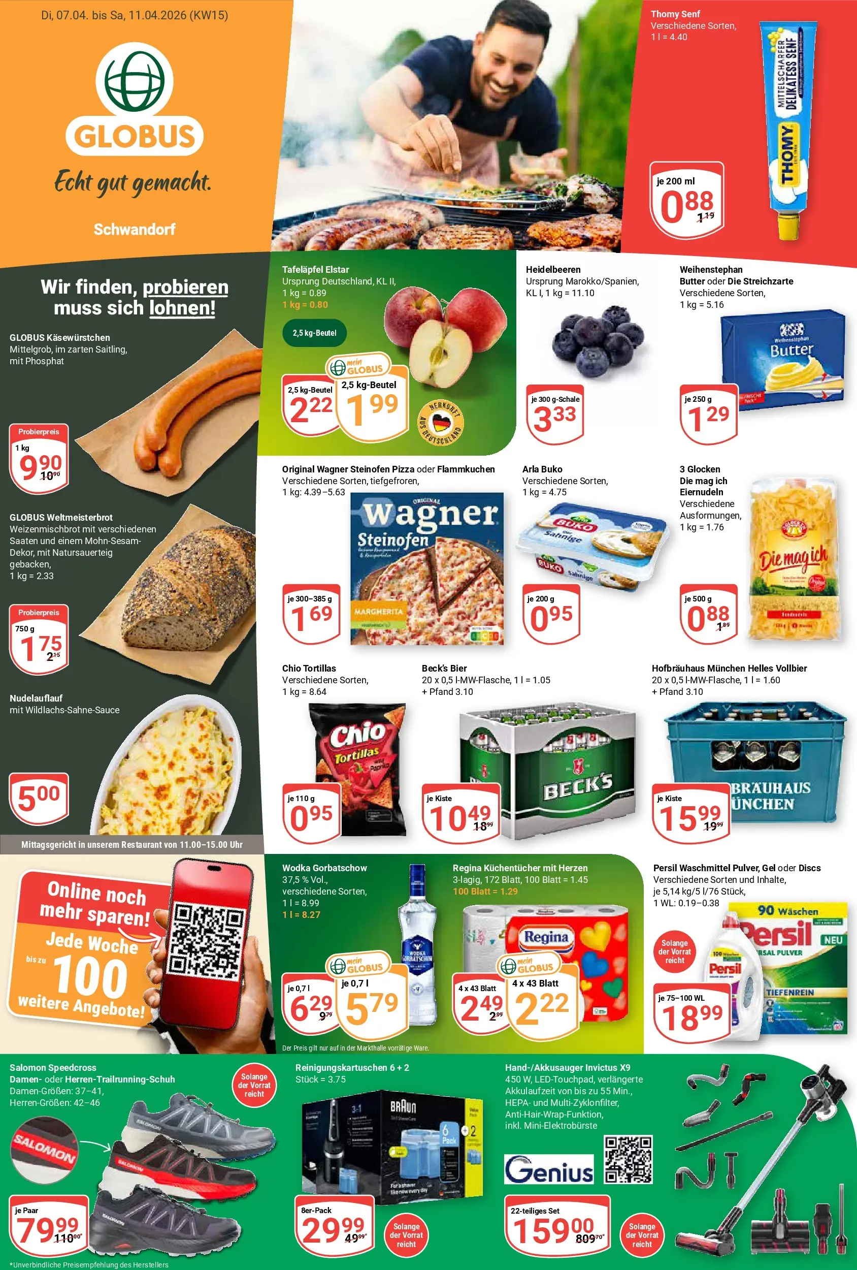 Globus - Schwandorf-Prospekt gültig vom 07.04.2026 bis 11.04.2026
