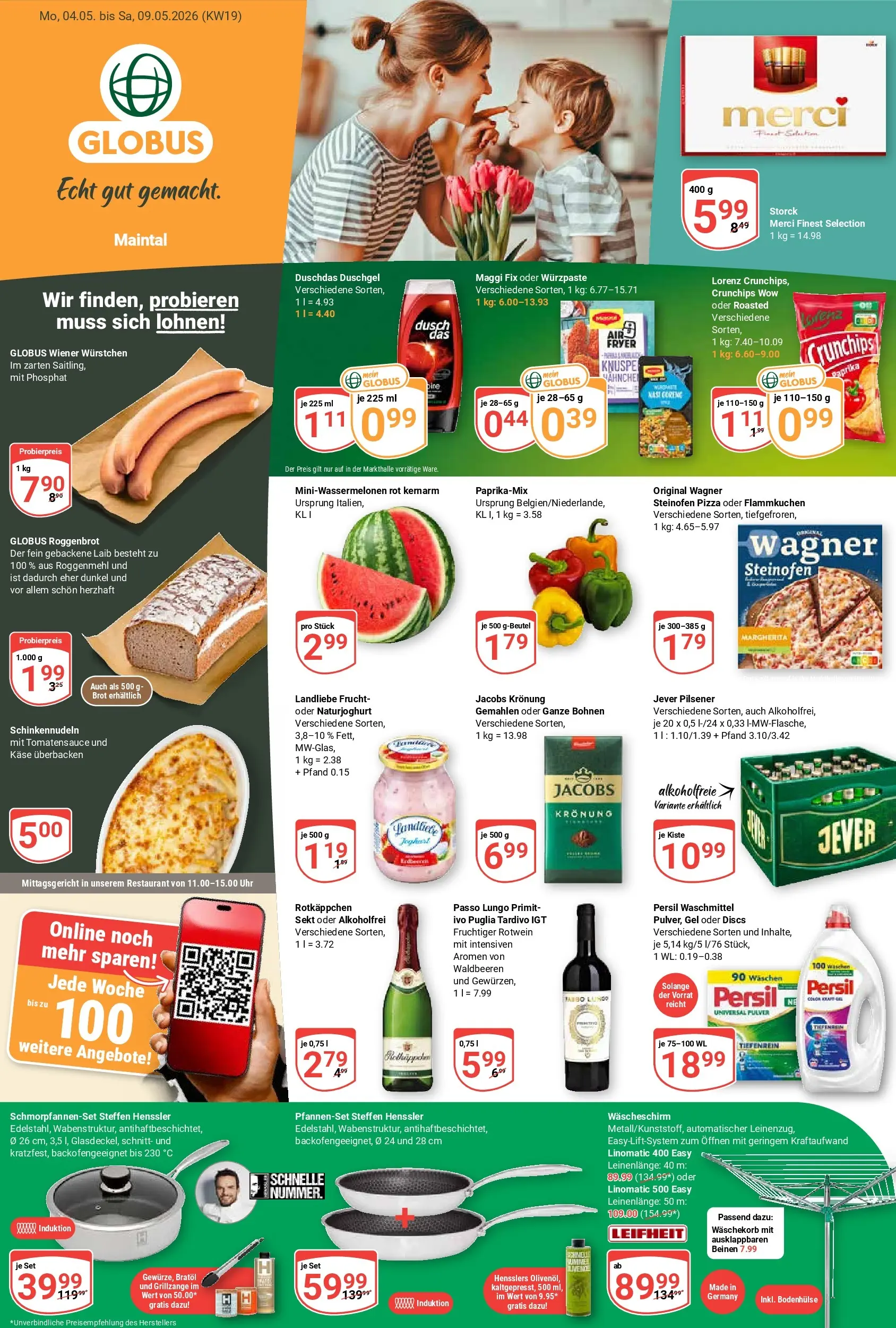 Globus - Maintal Prospekt nächste Woche – von Montag 04.05.2026 bis Samstag 09.05.2026