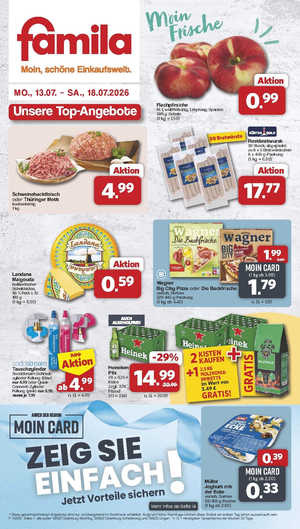 Famila Nordwest Prospekt – von Montag 13.07.2026 bis Samstag 18.07.2026