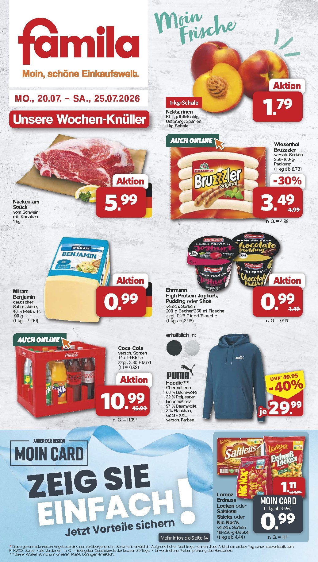 Famila Nordwest Prospekt – von Montag 20.07.2026 bis Samstag 25.07.2026