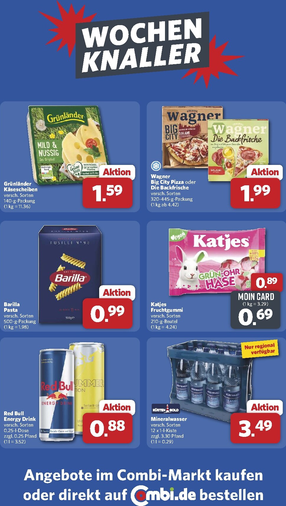 Combi - Wochen Knaller Prospekt nächste Woche – von Sonntag 07.06.2026 bis Samstag 13.06.2026