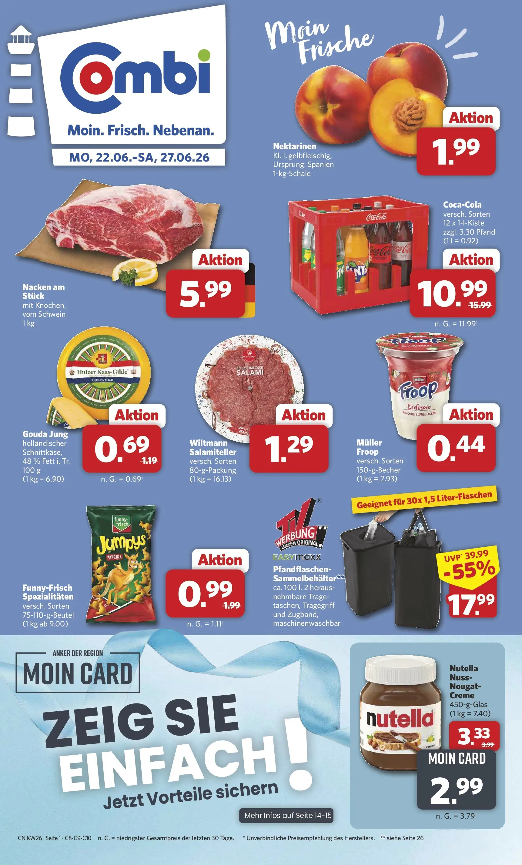 Combi Prospekt – von Montag 22.06.2026 bis Samstag 27.06.2026