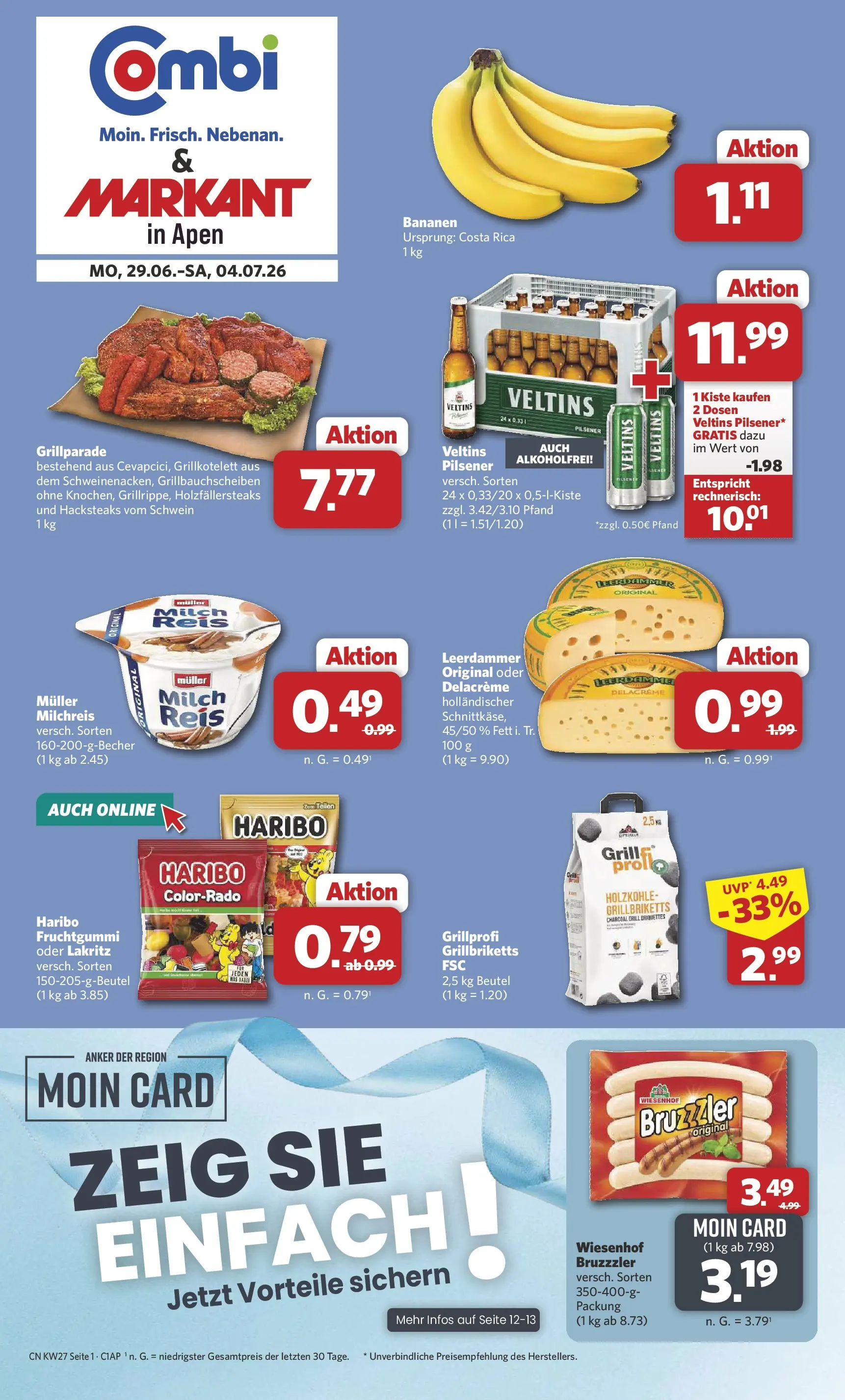 Combi Prospekt – von Montag 29.06.2026 bis Samstag 04.07.2026