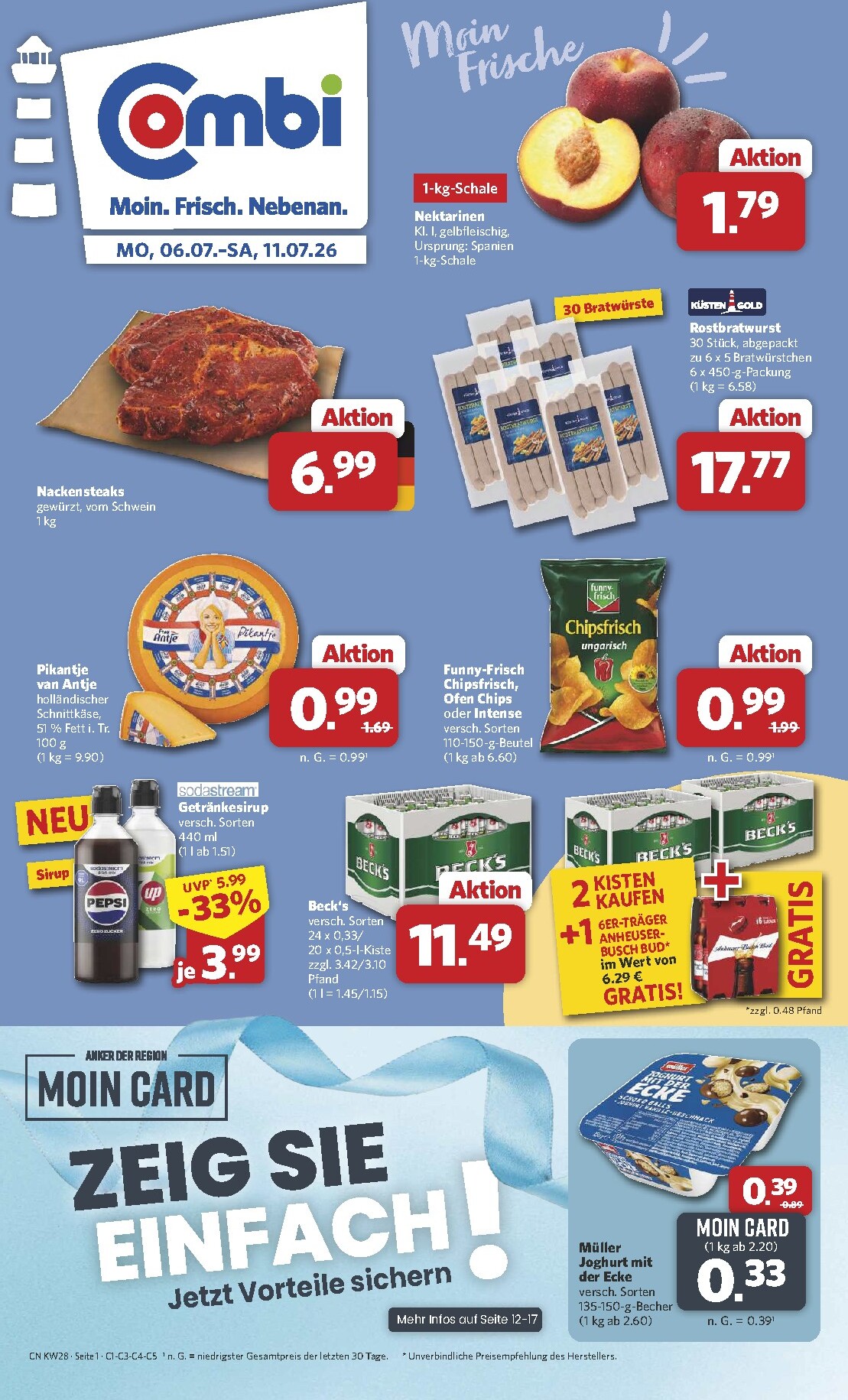 Combi Prospekt nächste Woche – von Montag 06.07.2026 bis Samstag 11.07.2026