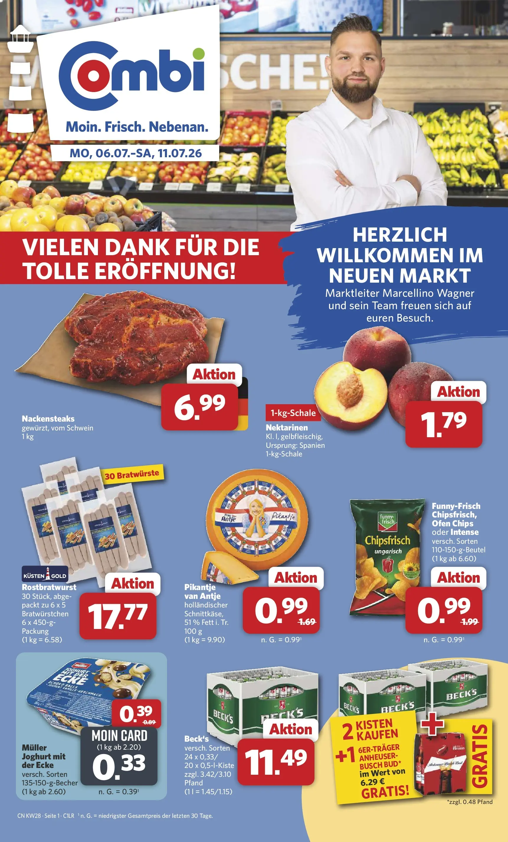 Combi - Wochenangebote Prospekt – von Montag 06.07.2026 bis Samstag 11.07.2026