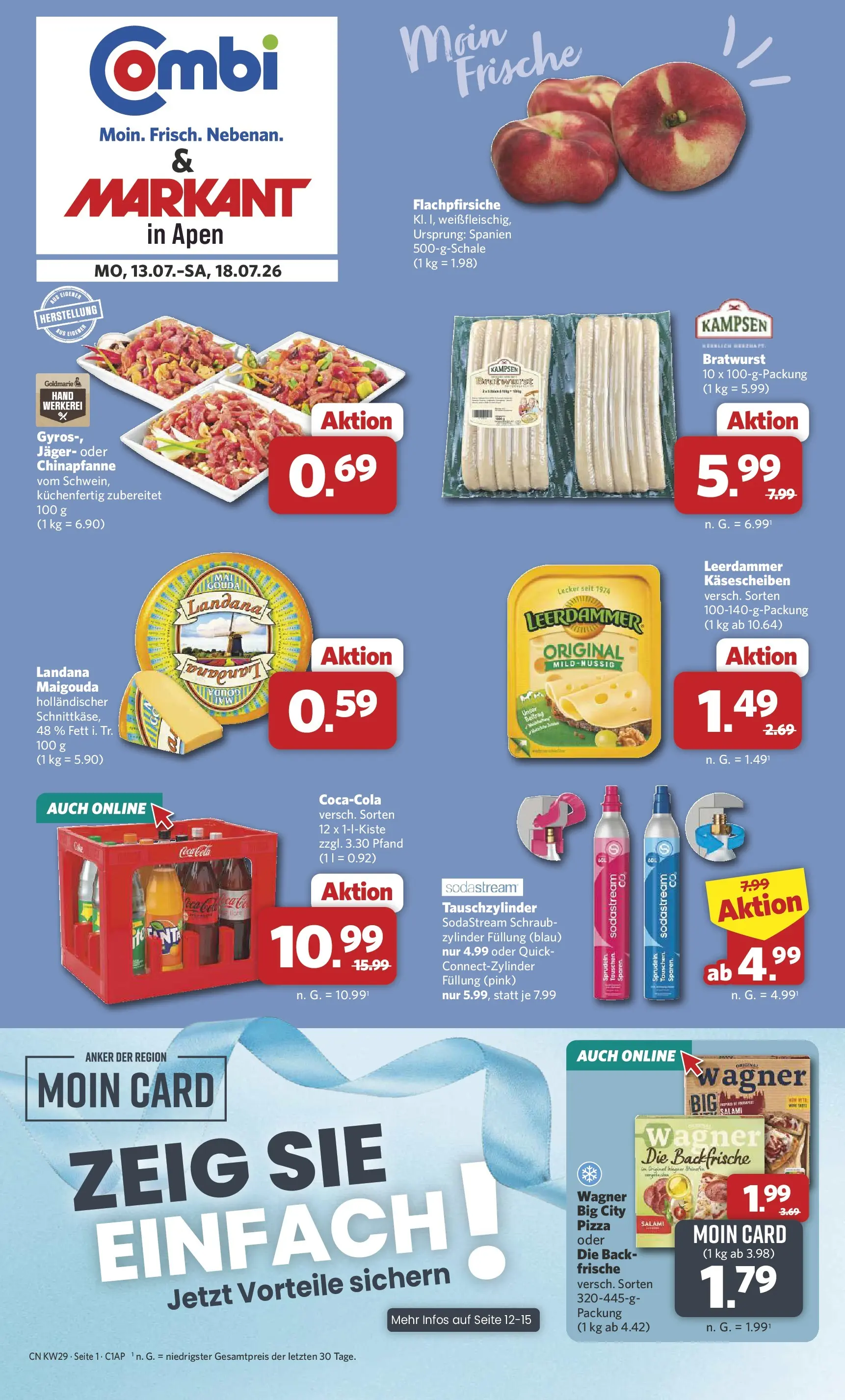 Combi - Apen Prospekt – von Montag 13.07.2026 bis Samstag 18.07.2026