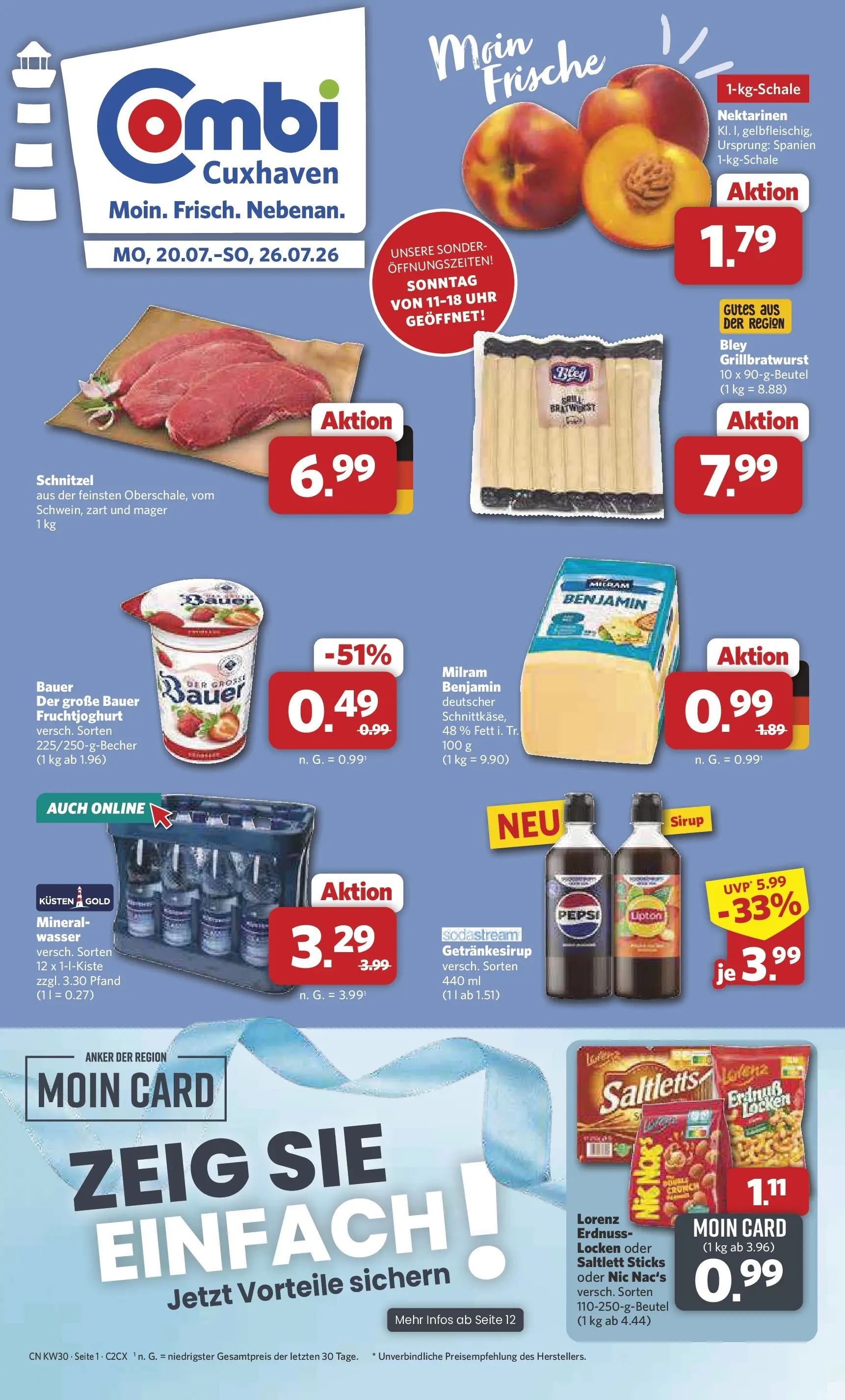 Combi - Unsere Combi Wochenangebote Prospekt – von Montag 20.07.2026 bis Sonntag 26.07.2026
